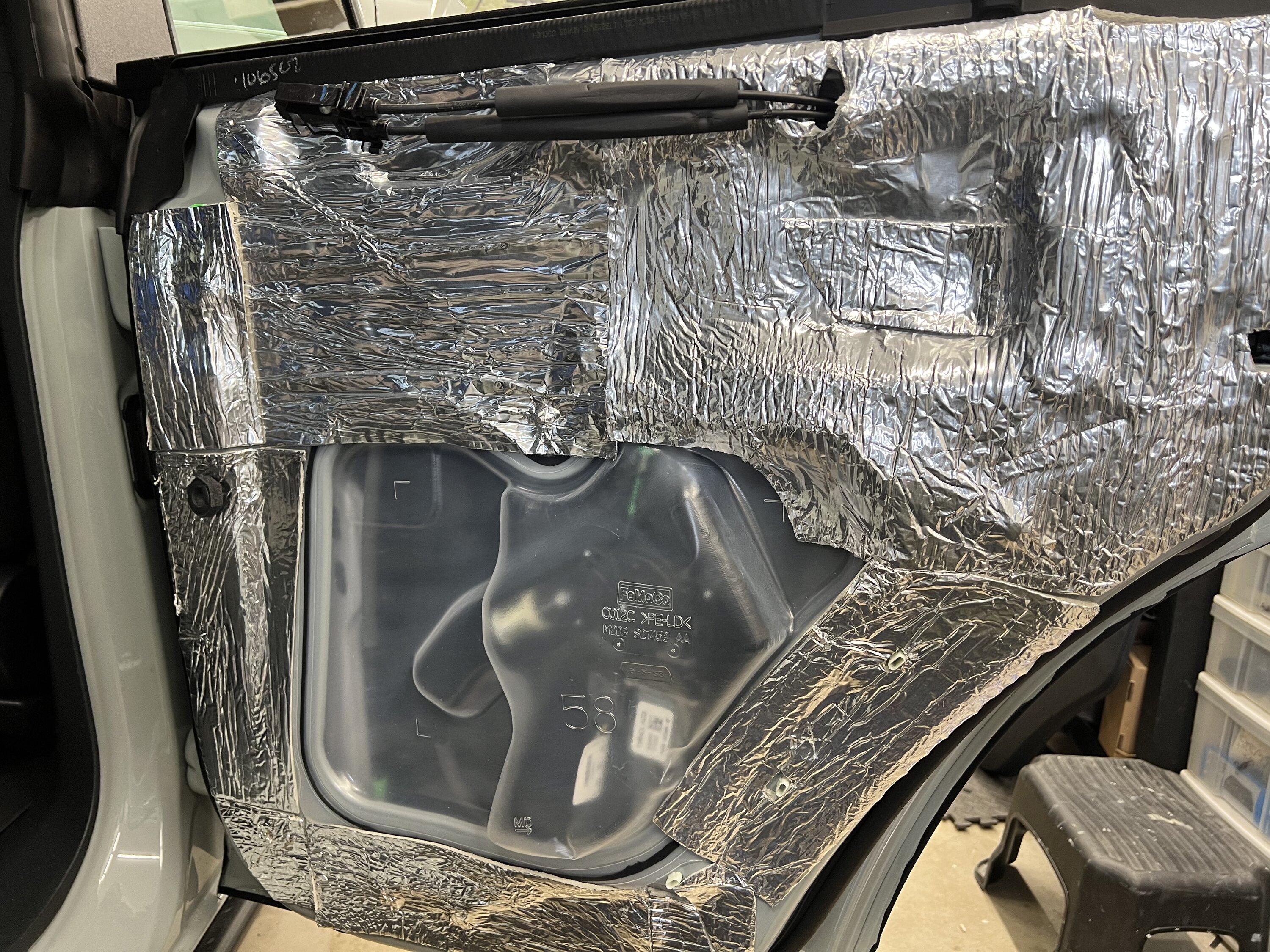 Ford Bronco Door , side panels , cargo floor - sound deadening Day 2 2EA1F533-CB50-4B2A-AF43-D0E8B1A54421