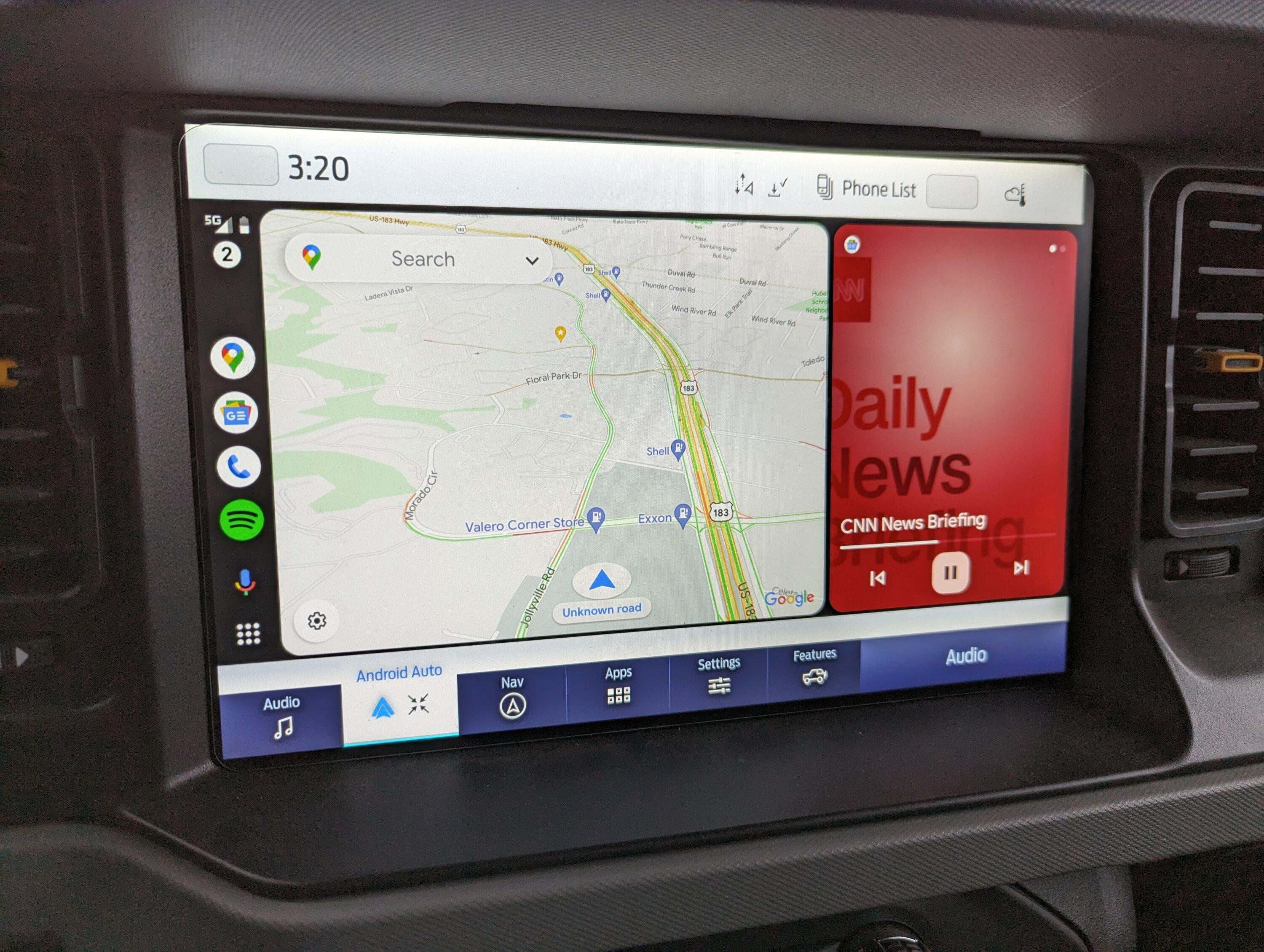 Ford Bronco Android Auto Coolwalk w/ Full Split Screen (Public Stable Release) Now Working in Bronco! PXL_20230201_212043913
