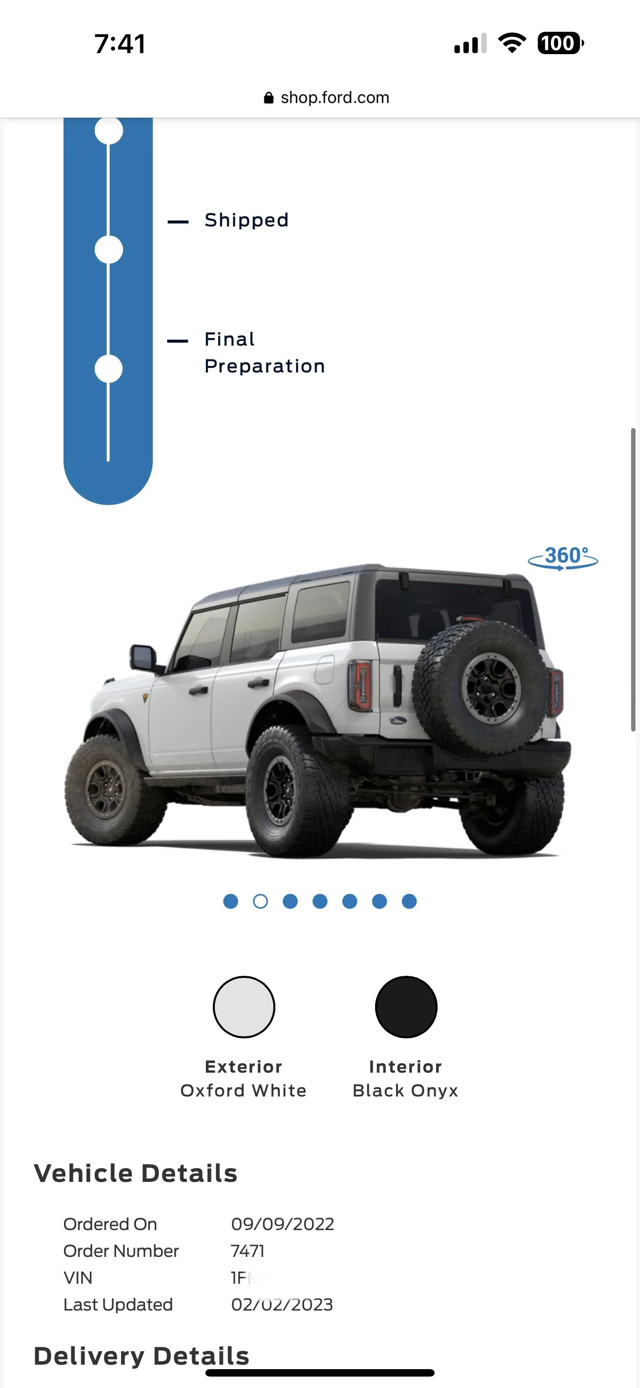 Ford Bronco 3/20/2023 Build Week with spreadsheet 5EFD82AA-555E-4E4B-8BA8-2CCF9F7D32F5