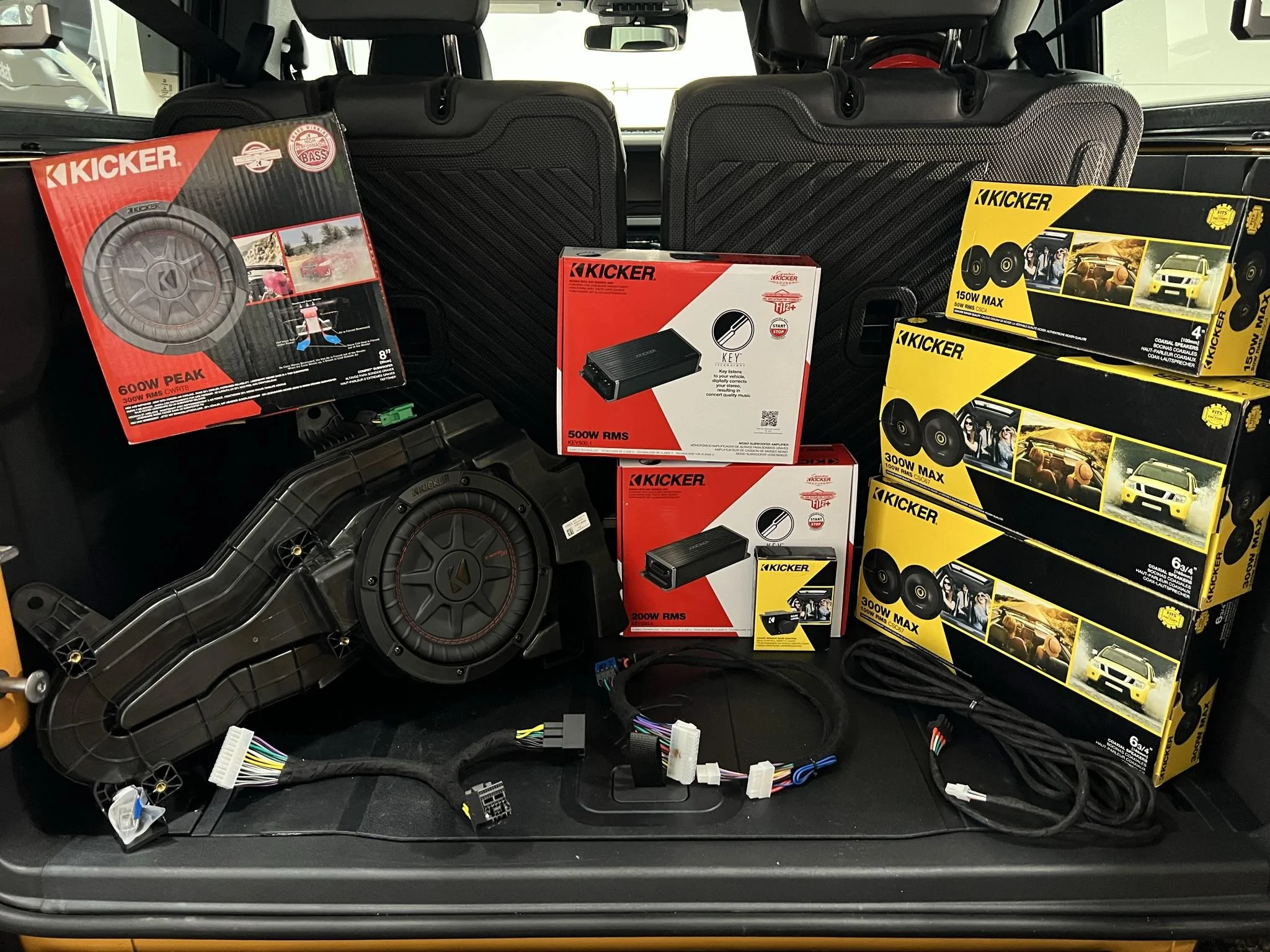 Ford Bronco 2023 7 speaker subwoofer upgrade IMG_5144