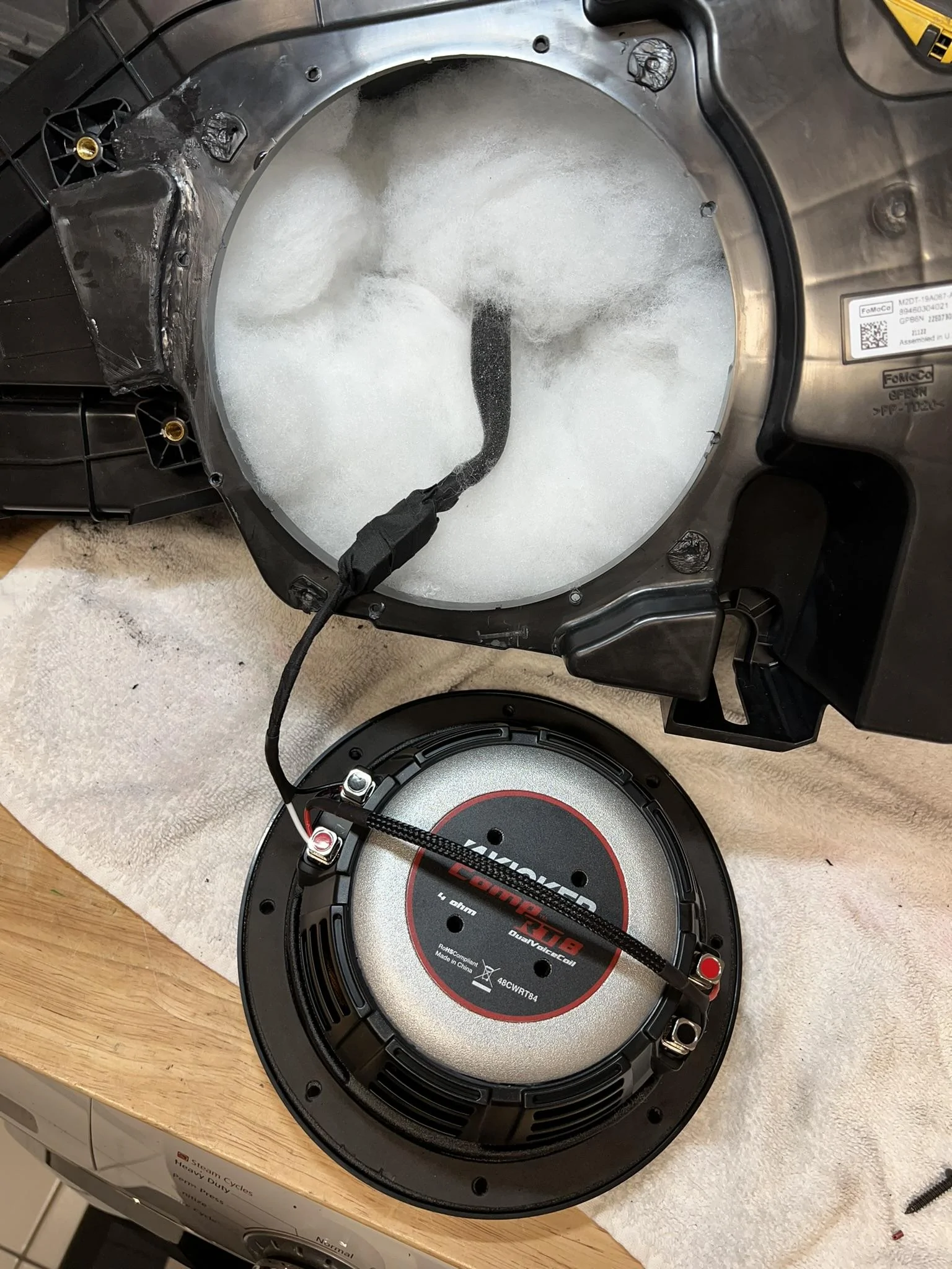 Ford Bronco 2023 7 speaker subwoofer upgrade IMG_5007
