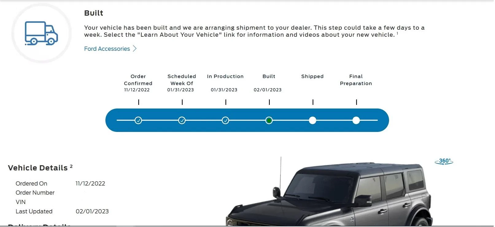 Ford Bronco 2023 Order Untitled