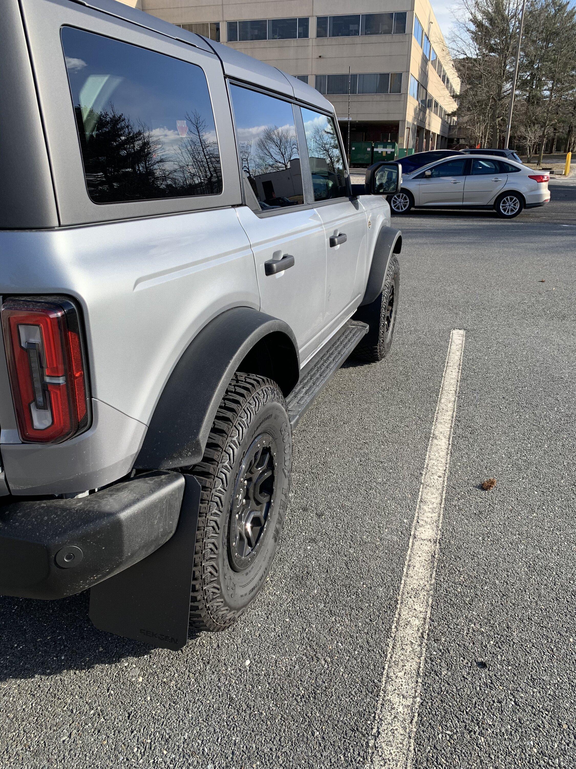 Ford Bronco Mud flaps and rock damage F744ECDE-0E30-4E8C-9AA7-A4D0BEA06478