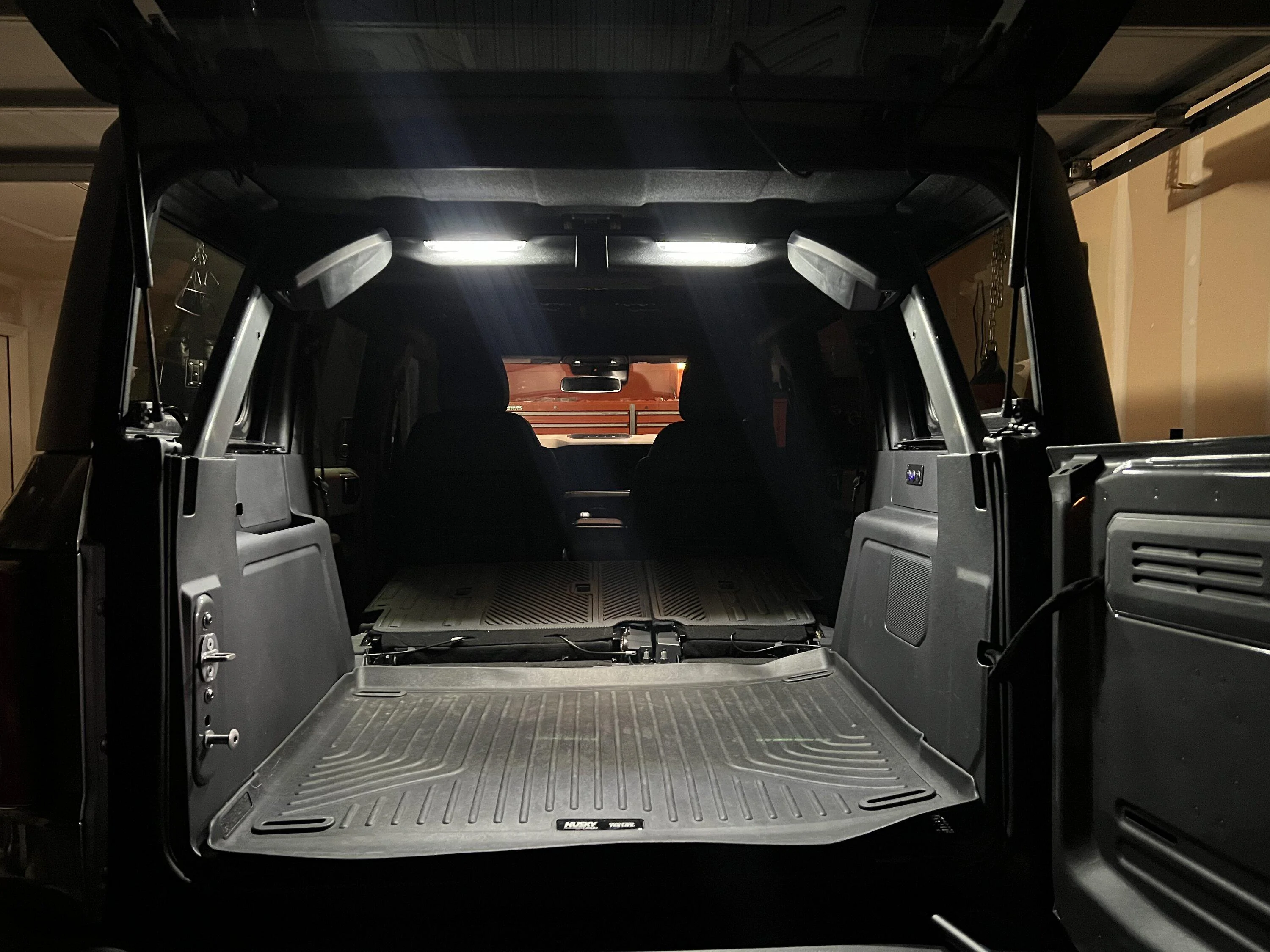 Ford Bronco Finally finished cargo lighting! DC5410E0-500F-4E39-8A1D-5B08E2E296C0