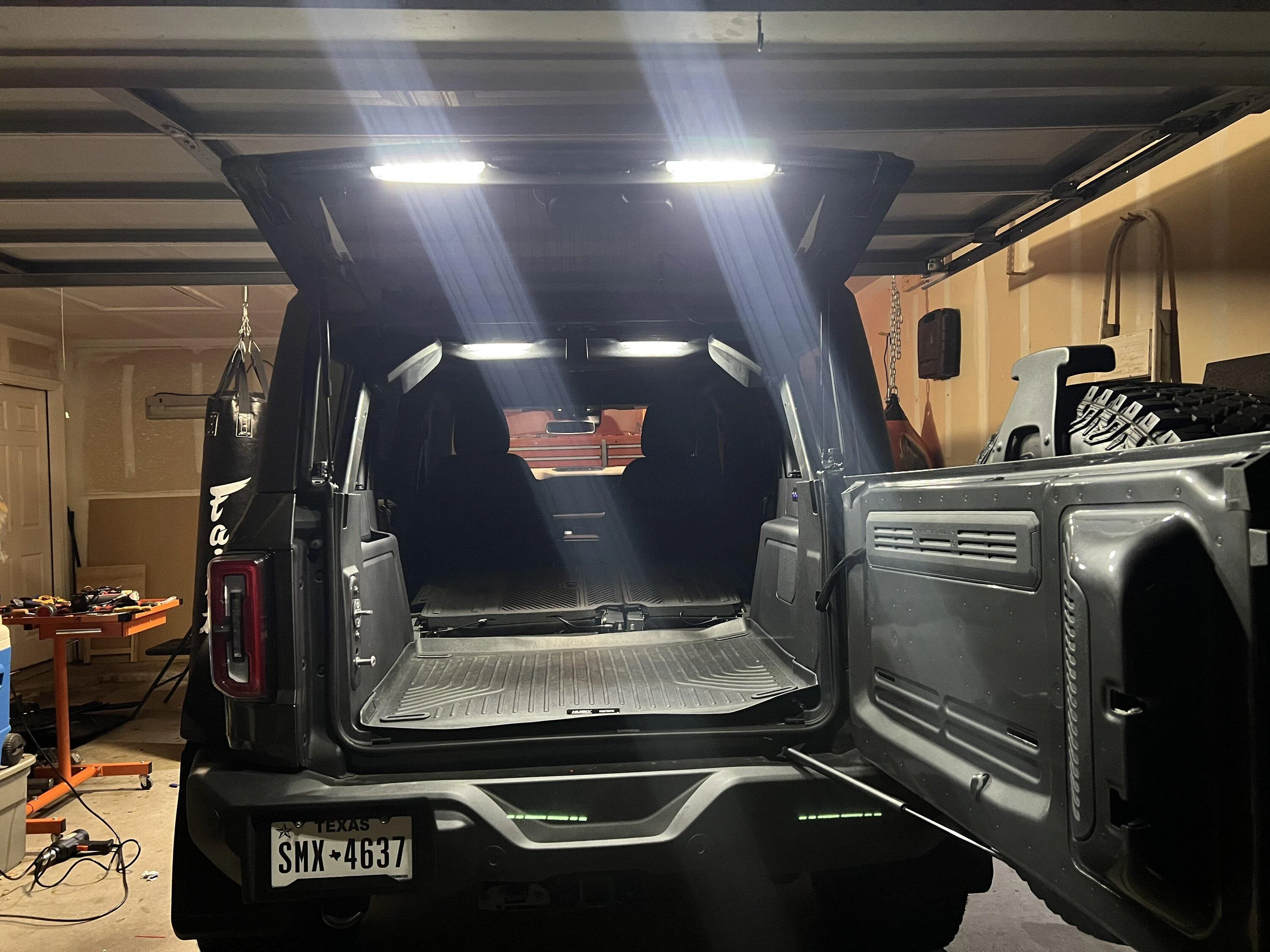 Ford Bronco Finally finished cargo lighting! 59A6F008-E75F-4FFE-B949-C06FBEDB98C3