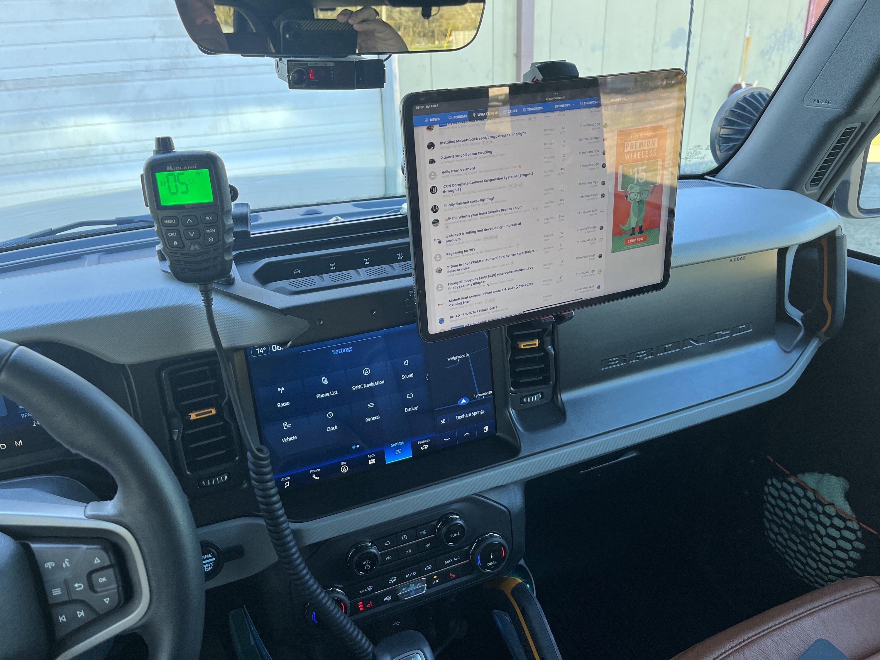 Ford Bronco Finally found the best Dash Accessory Mount! FB52C55B-B855-4ECF-872A-570DF2B72006