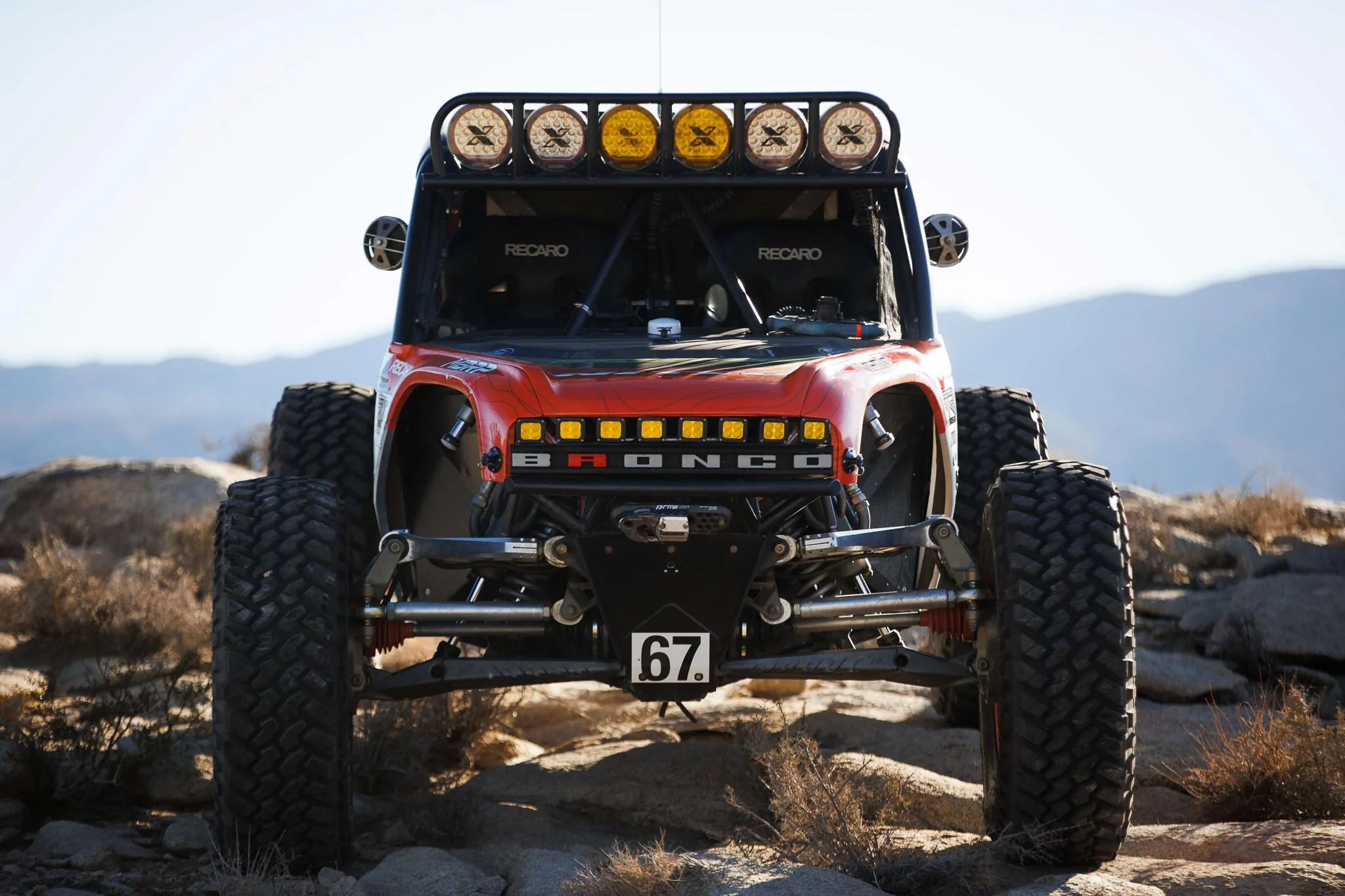 Ford Bronco New Season, New Bronco Liveries! Check out Vaughn Gittin Jr. & Loren Healy's new liveries for the Ultra4 4400 Class! LY2_9336