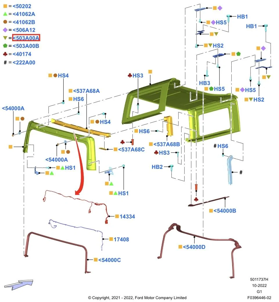 Hard Top Parts availability for purchase from Ford parts? | Page 2 ...