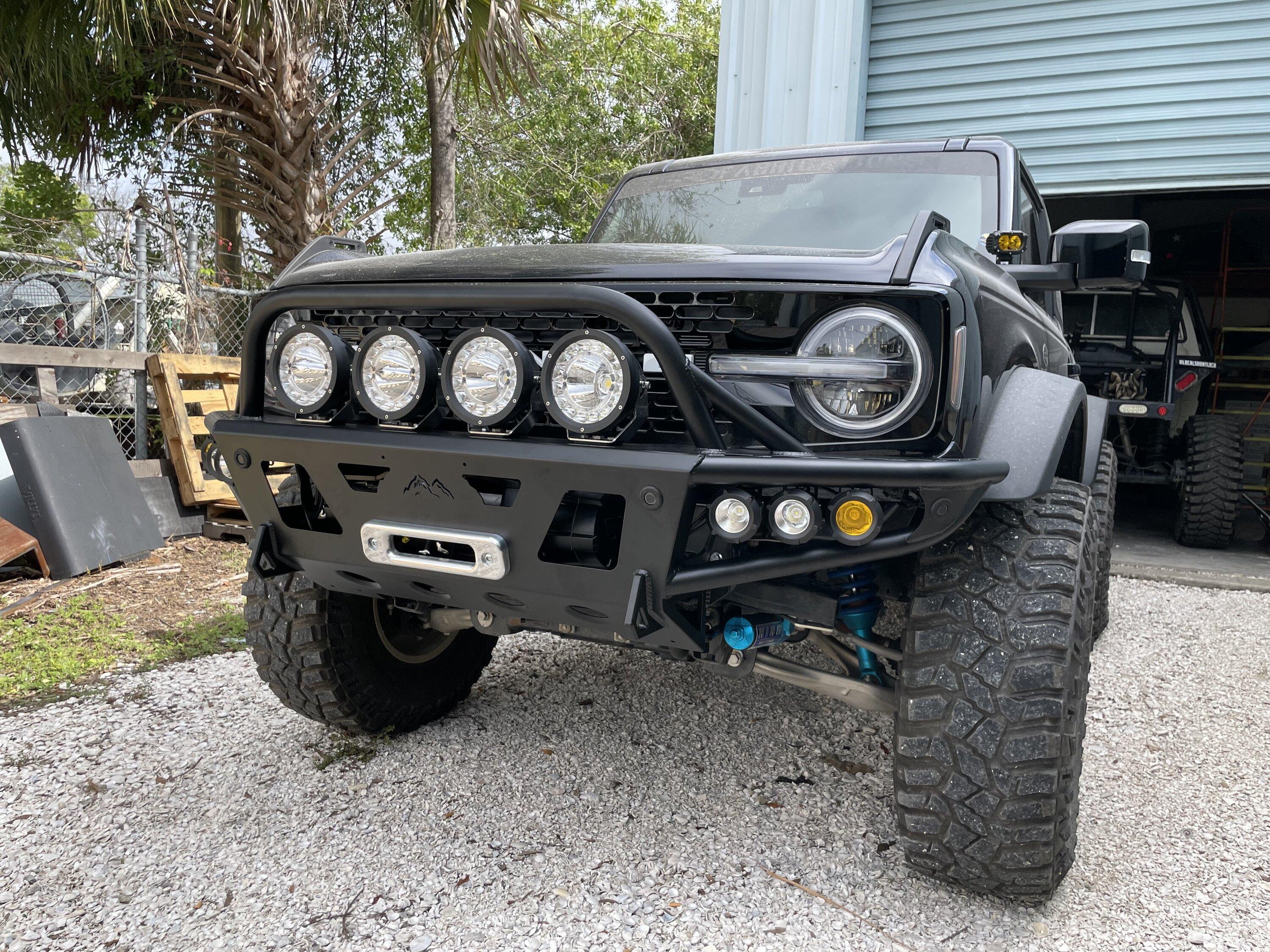 Ford Bronco SRQ Fabrications Front Hybrid Winch Bumper IMG_9486