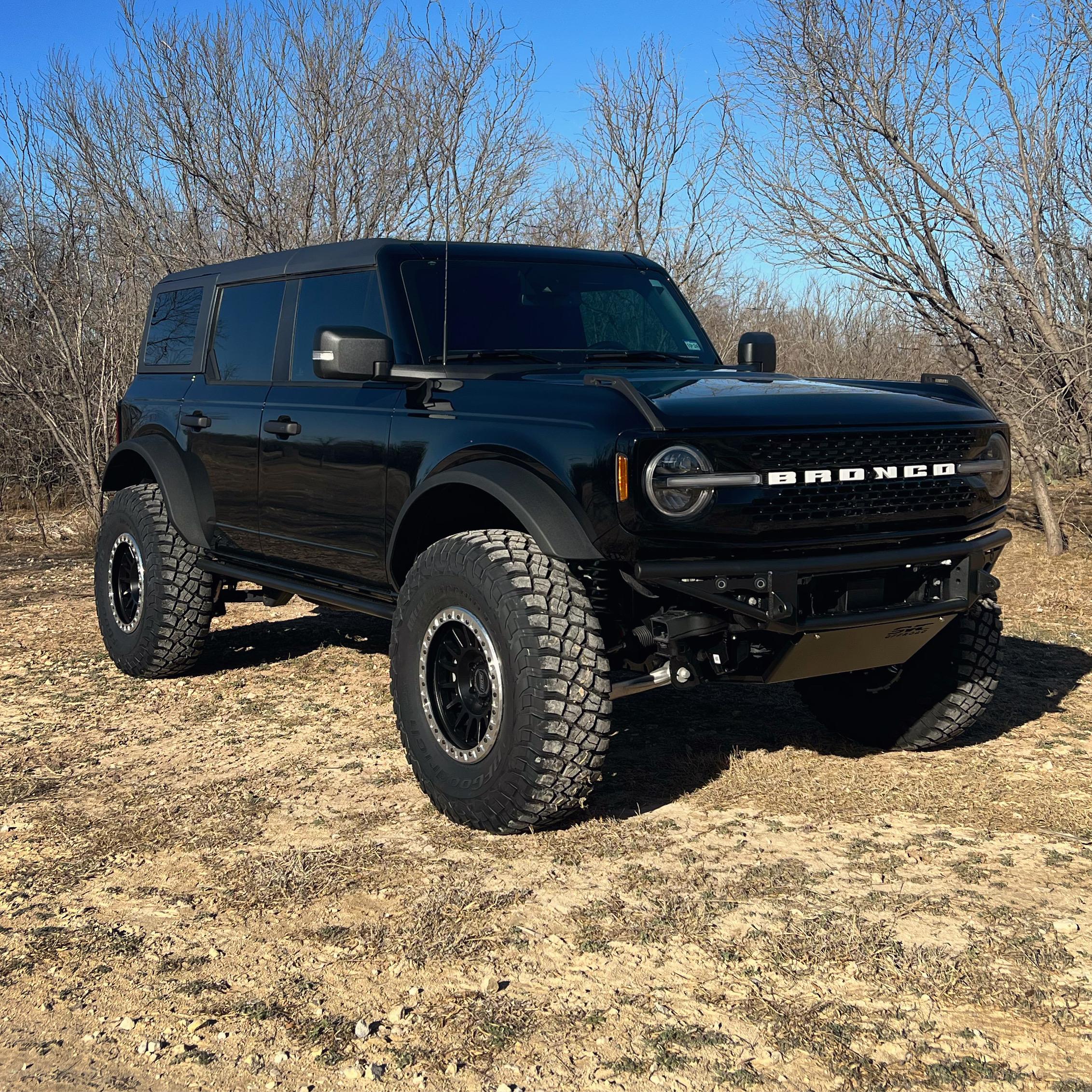 Ford Bronco 4 Door Bronco Wildtrak Black Out Build on 37" KM3s Bronco.JPG