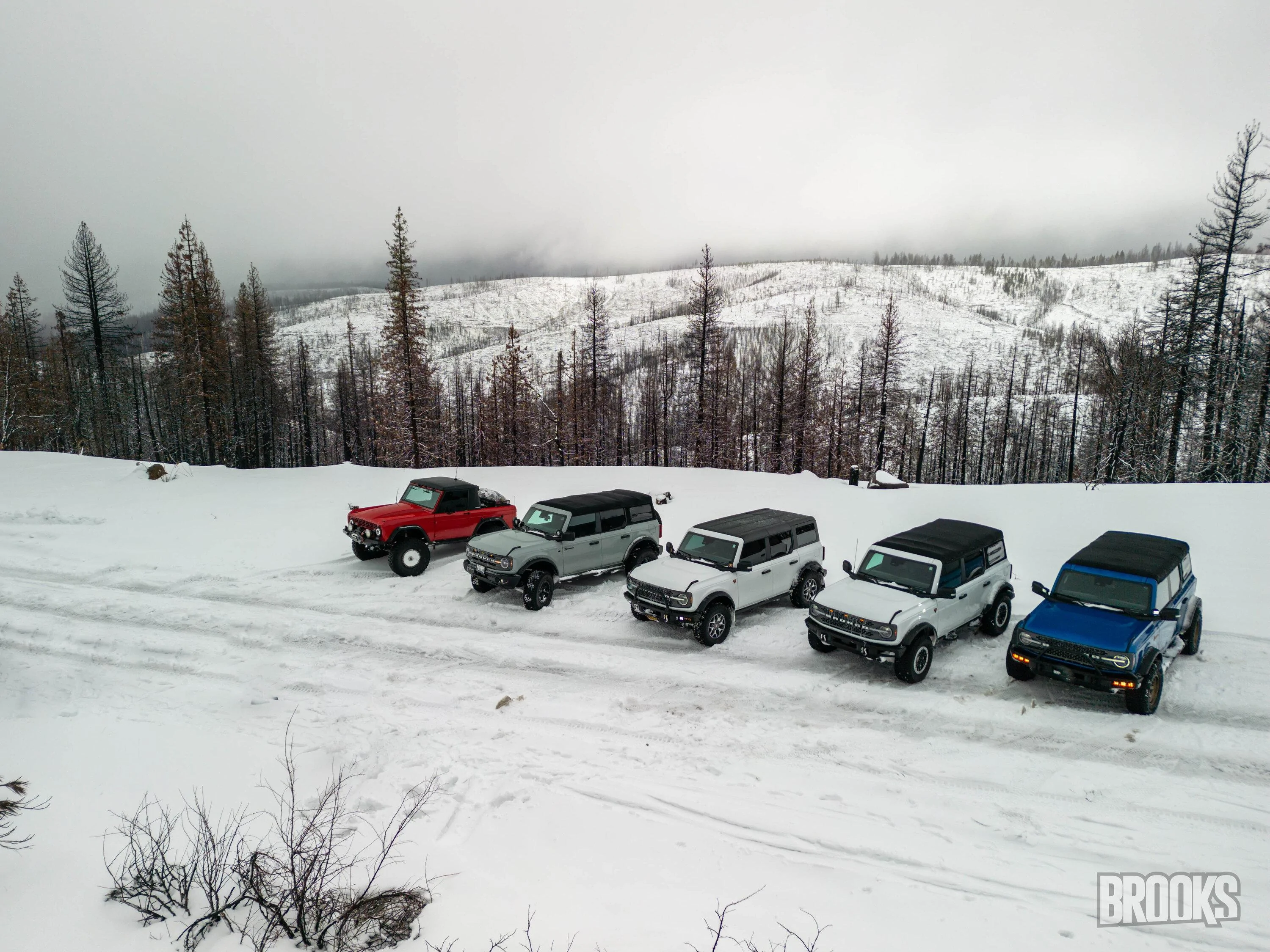 Ford Bronco More play in the snow ... Gold Country Broncos DJI_0006