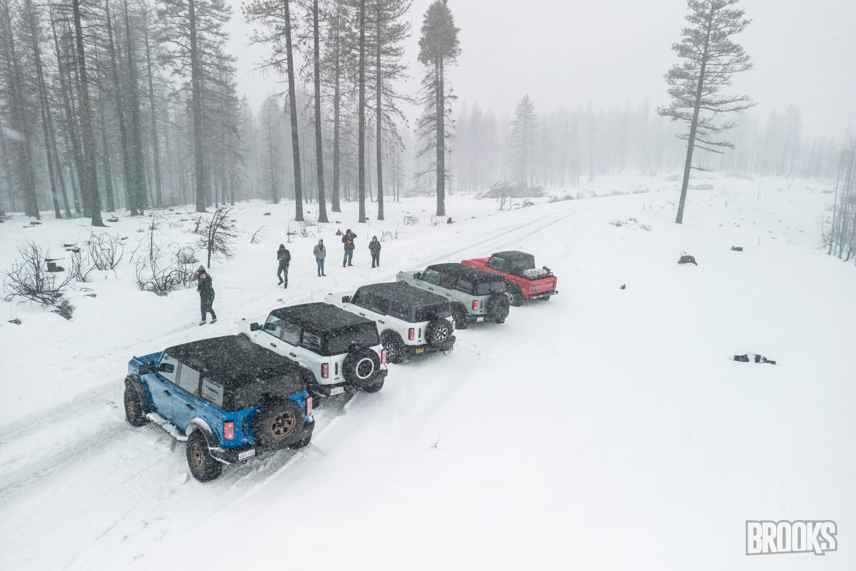 Ford Bronco More play in the snow ... Gold Country Broncos DJI_0009