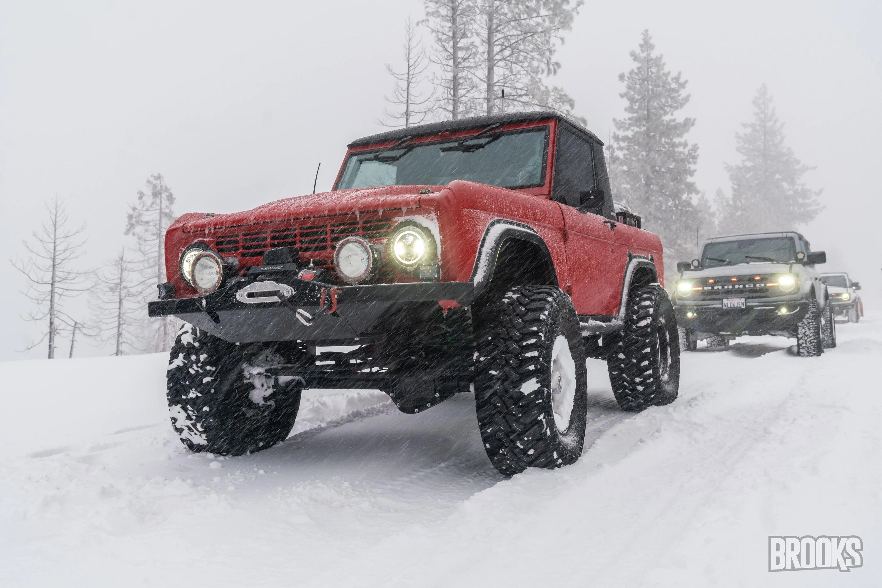 Ford Bronco More play in the snow ... Gold Country Broncos MJB01406