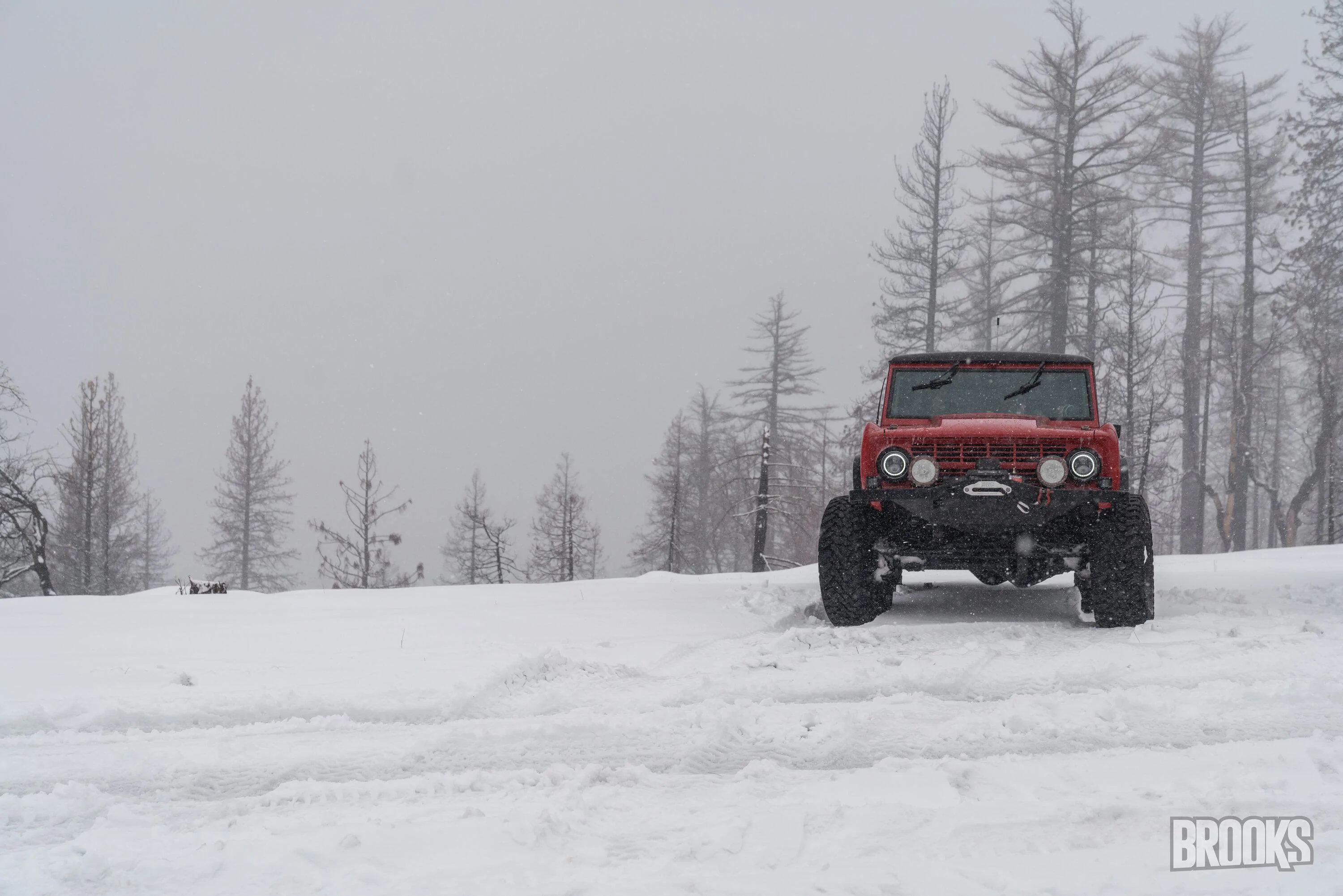 Ford Bronco More play in the snow ... Gold Country Broncos MJB01496