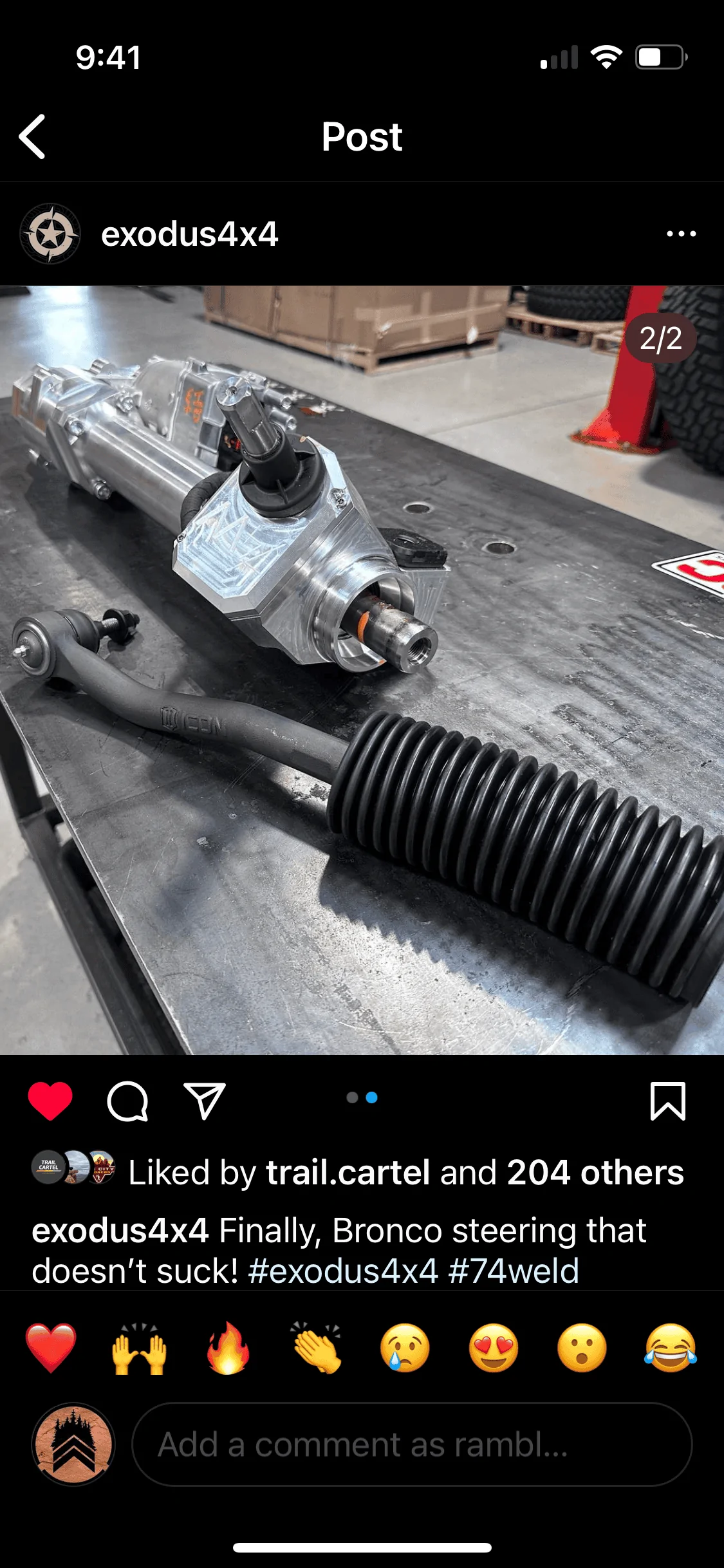 Ford Bronco 74weld steering rack coming! FBC35BA5-C886-481F-9789-4FBD95E9D096