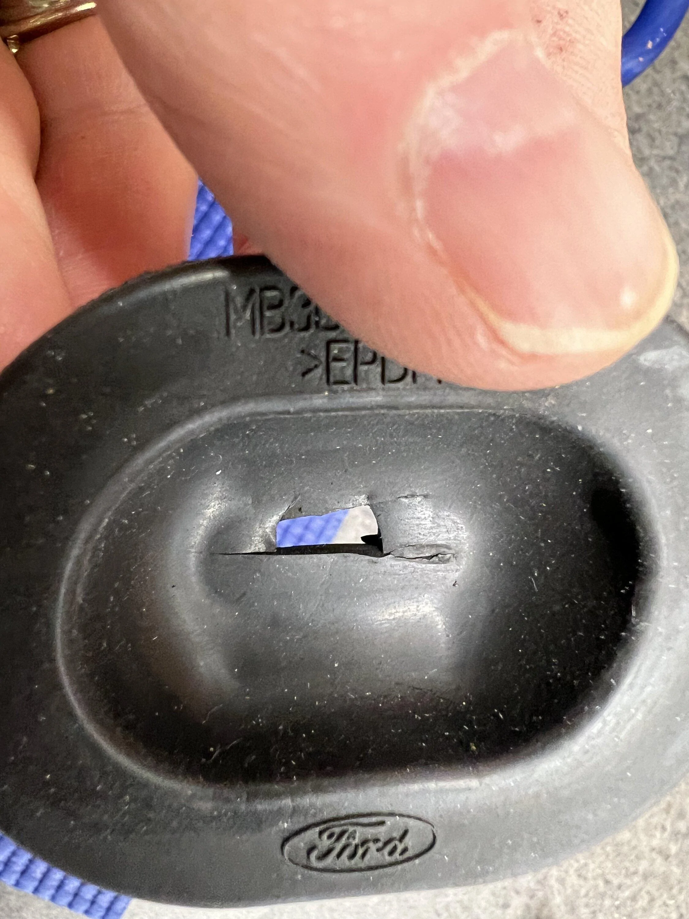 Ford Bronco Found great passage hole for amp power cable driver side 11E9CFCE-718E-4E23-A577-8104C73D0DD2