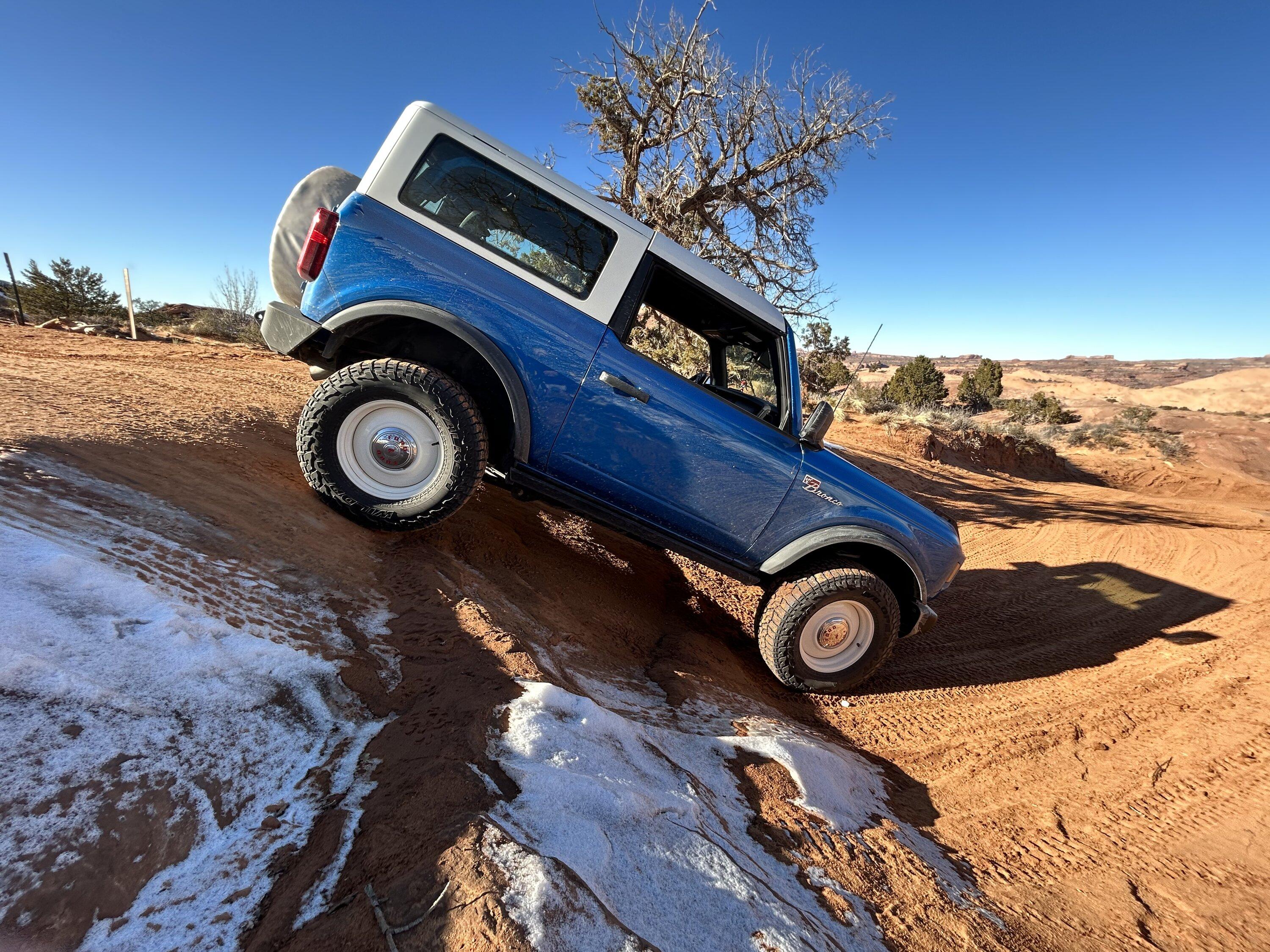 Ford Bronco 2 door Base Bronco on Fins and Things Trail 7E258EE6-8092-45DE-810C-6C942BAB7ABE