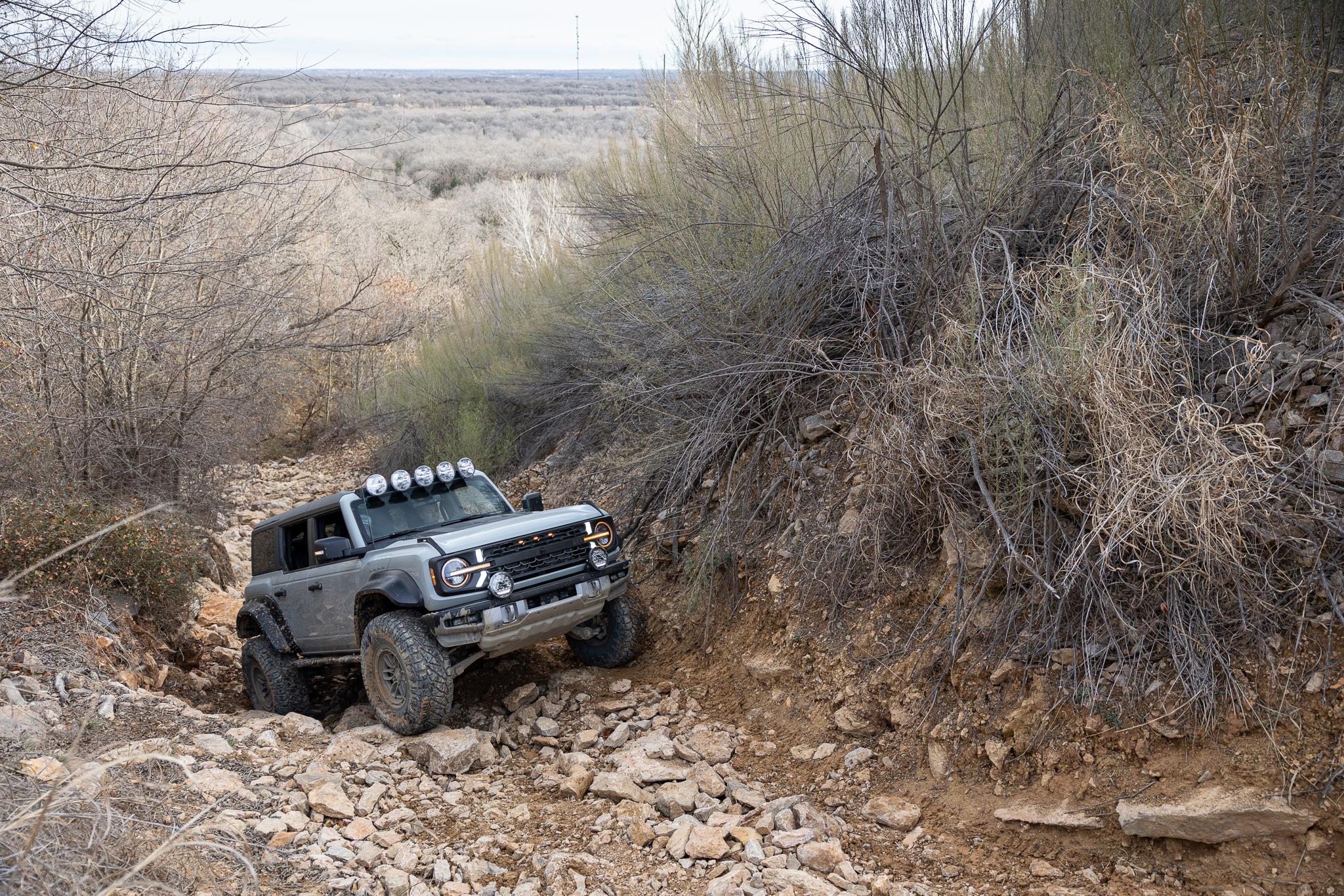 Ford Bronco RTR-equipped BRaptor having fun at Northwest OHV Park in Bridgeport, TX. IMG_2947