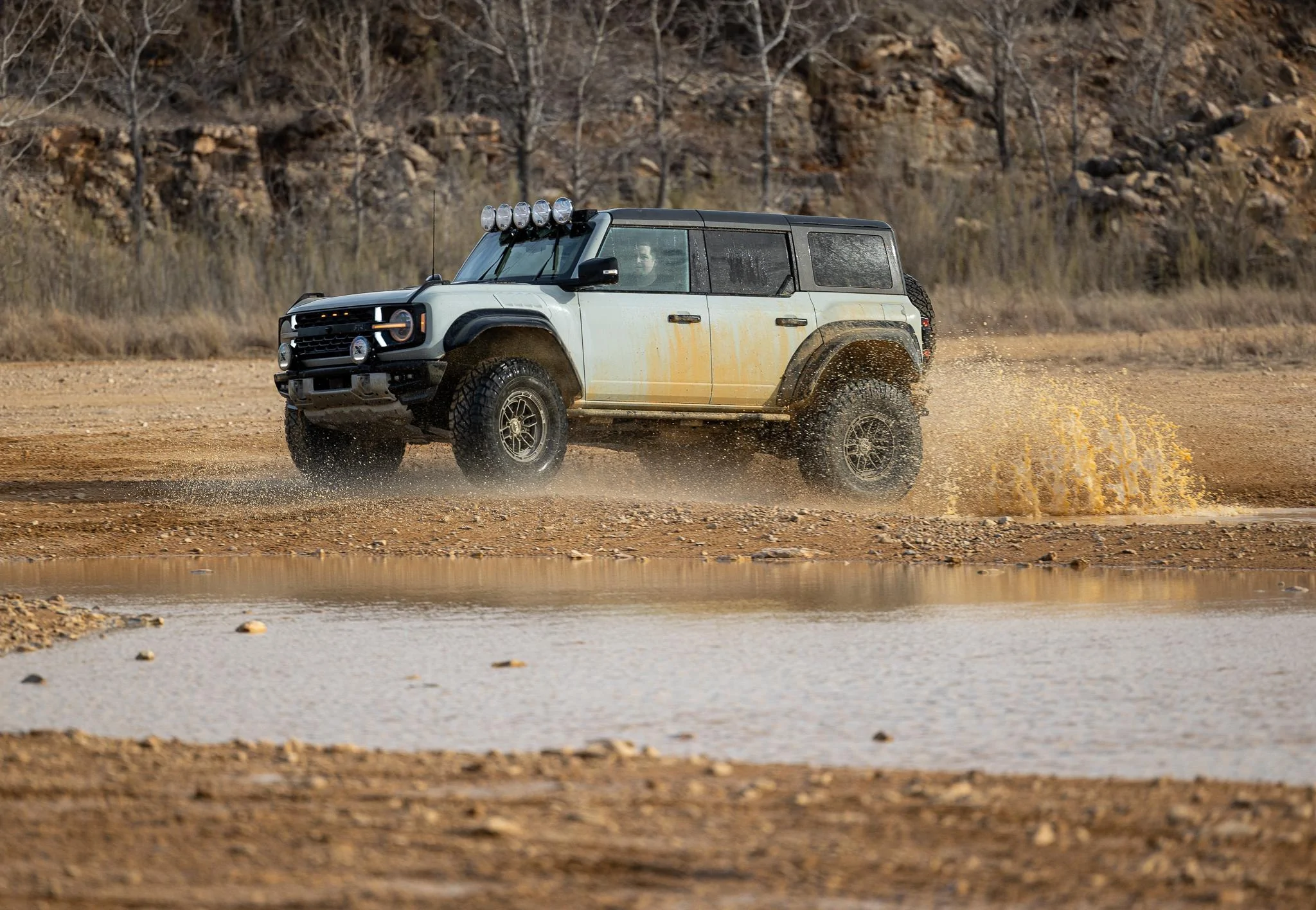 Ford Bronco RTR-equipped BRaptor having fun at Northwest OHV Park in Bridgeport, TX. IMG_3198