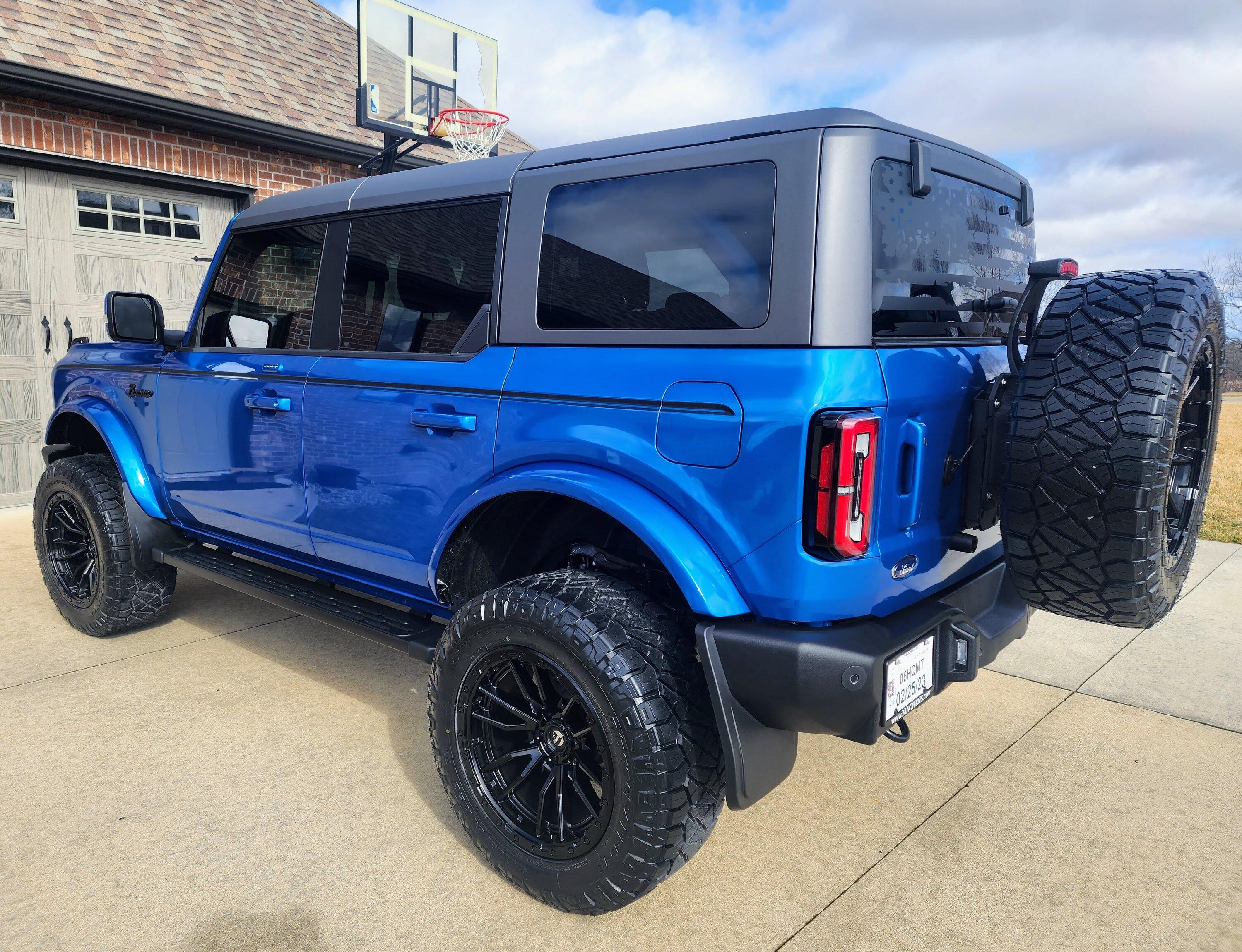 Ford Bronco Our 2023 Outer Banks Build on 20" 20230209_133146