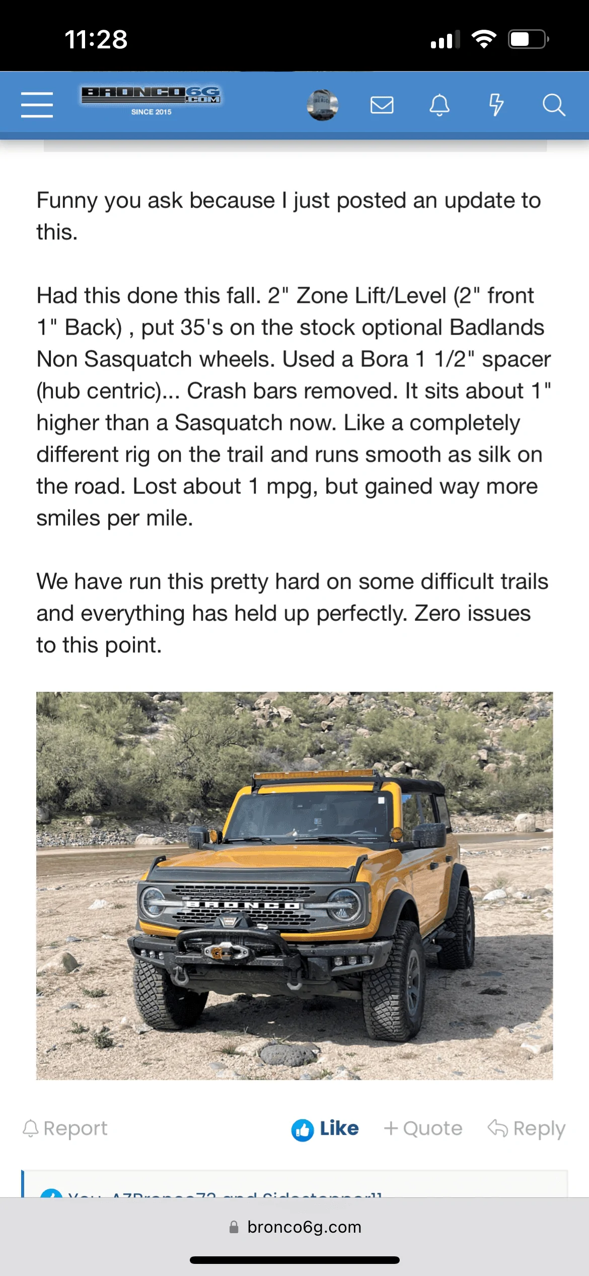 Ford Bronco Show us your installed wheel / tire upgrades here! (Pics) 16BFB20E-6D24-4AAC-8F3B-71ADEDE952E8