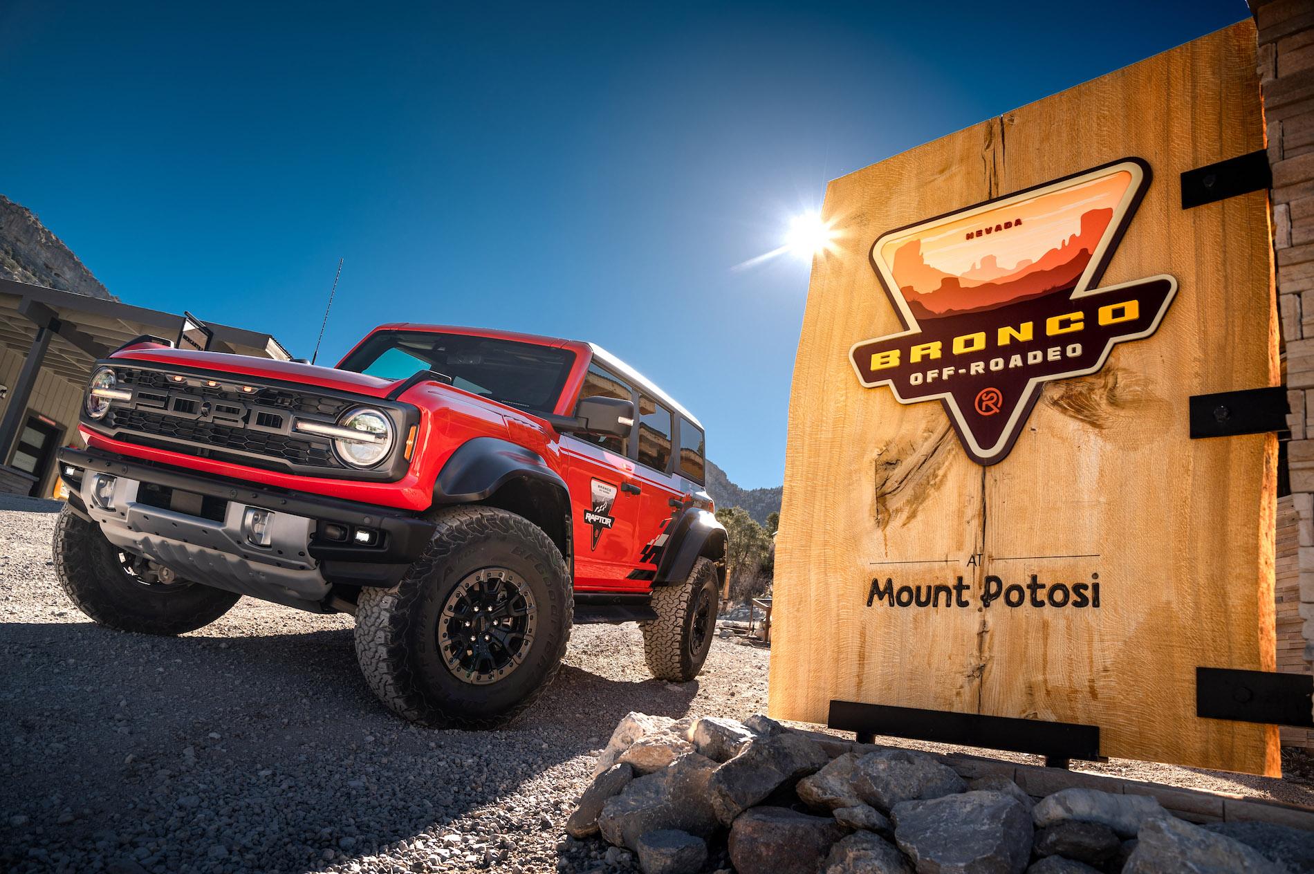 Ford Bronco Bronco Raptor Off-Roadeo School to Professionally Teach Owners High And Low Speed Off-Roading Bronco Raptor Off Roadeo-02