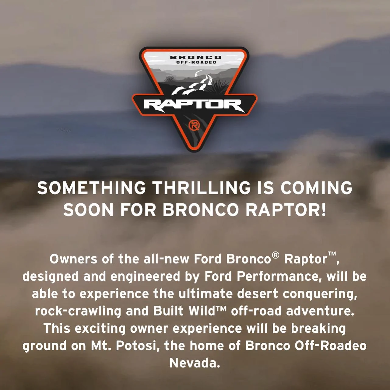 Ford Bronco Bronco Raptor Off-Roadeo School to Professionally Teach Owners High And Low Speed Off-Roading 63CE5684-0A3B-43C2-A324-A333DA0A2AA2