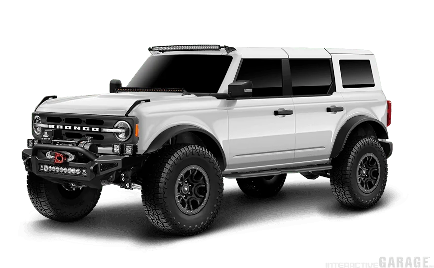 Ford Bronco I'm torn Bronco all whit