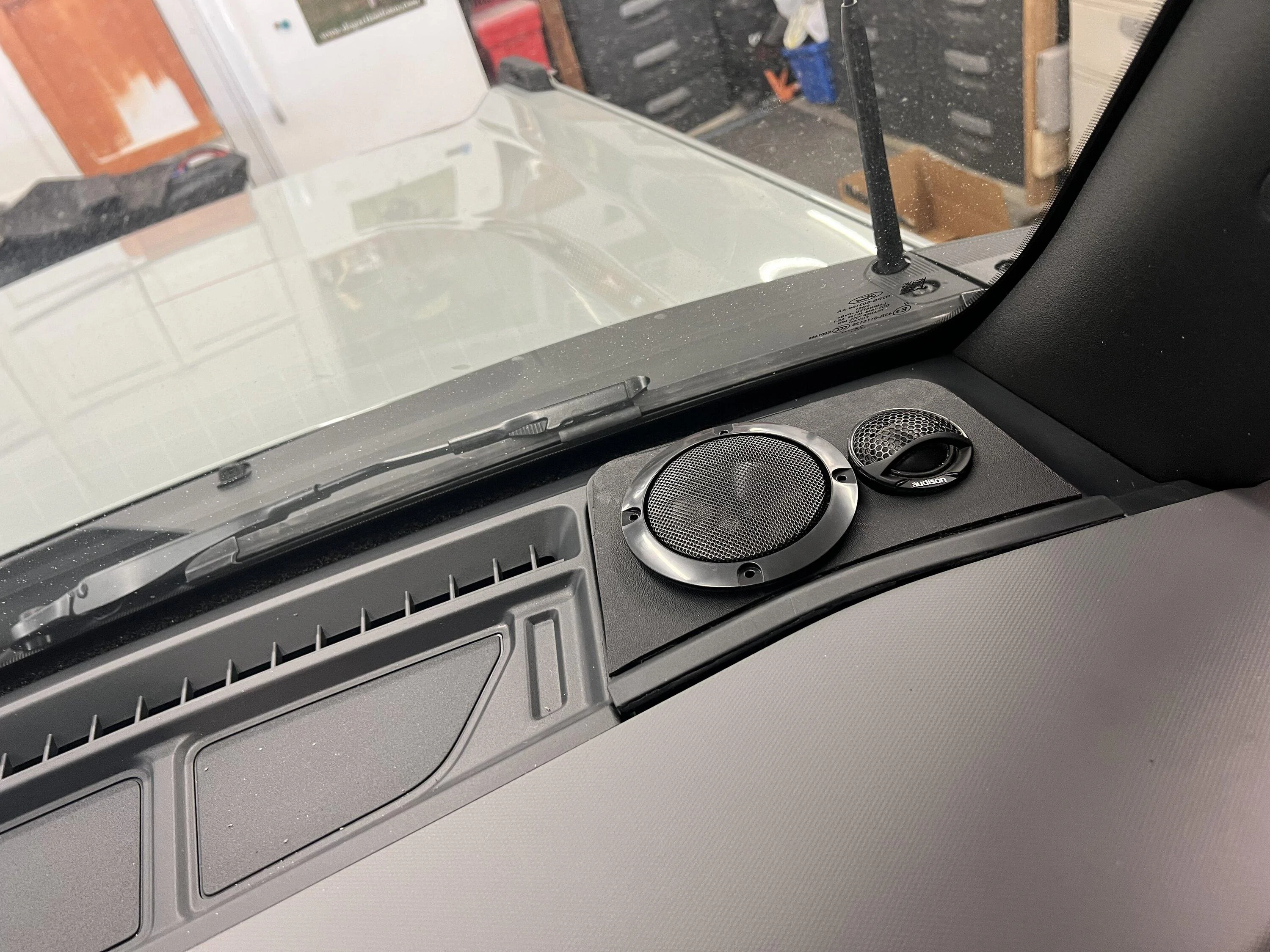 Ford Bronco Progress on custom mod dash mid/tweeter plates AA3D0E0E-BD85-4F16-9AE1-ACB5DB6CDF78