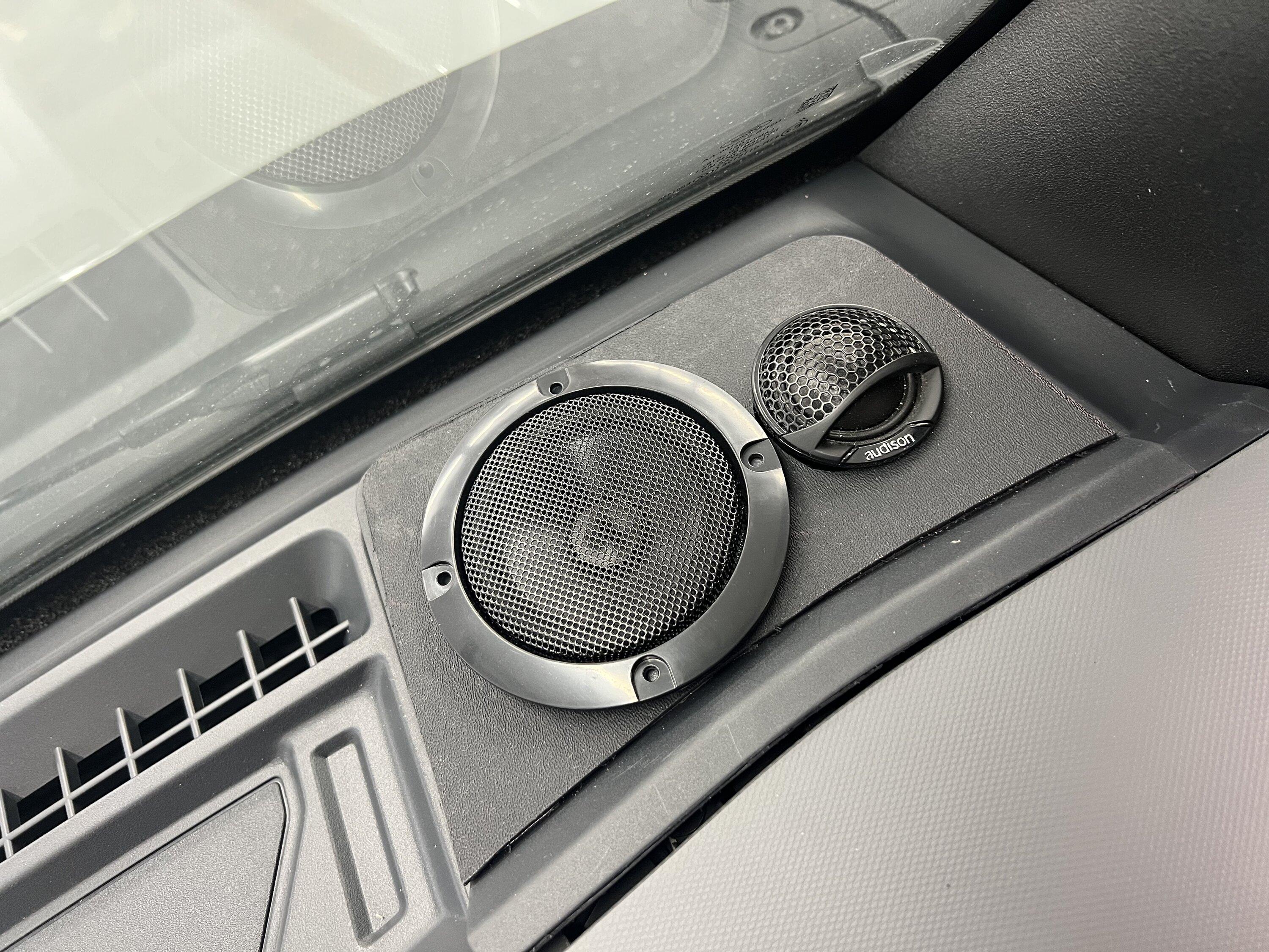 Ford Bronco Progress on custom mod dash mid/tweeter plates FE6AAEA5-399B-42B6-8FC7-FC8370E727E2