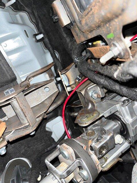 Ford Bronco IAG LED Dome Light Kit Aux wiring install IMG_1625