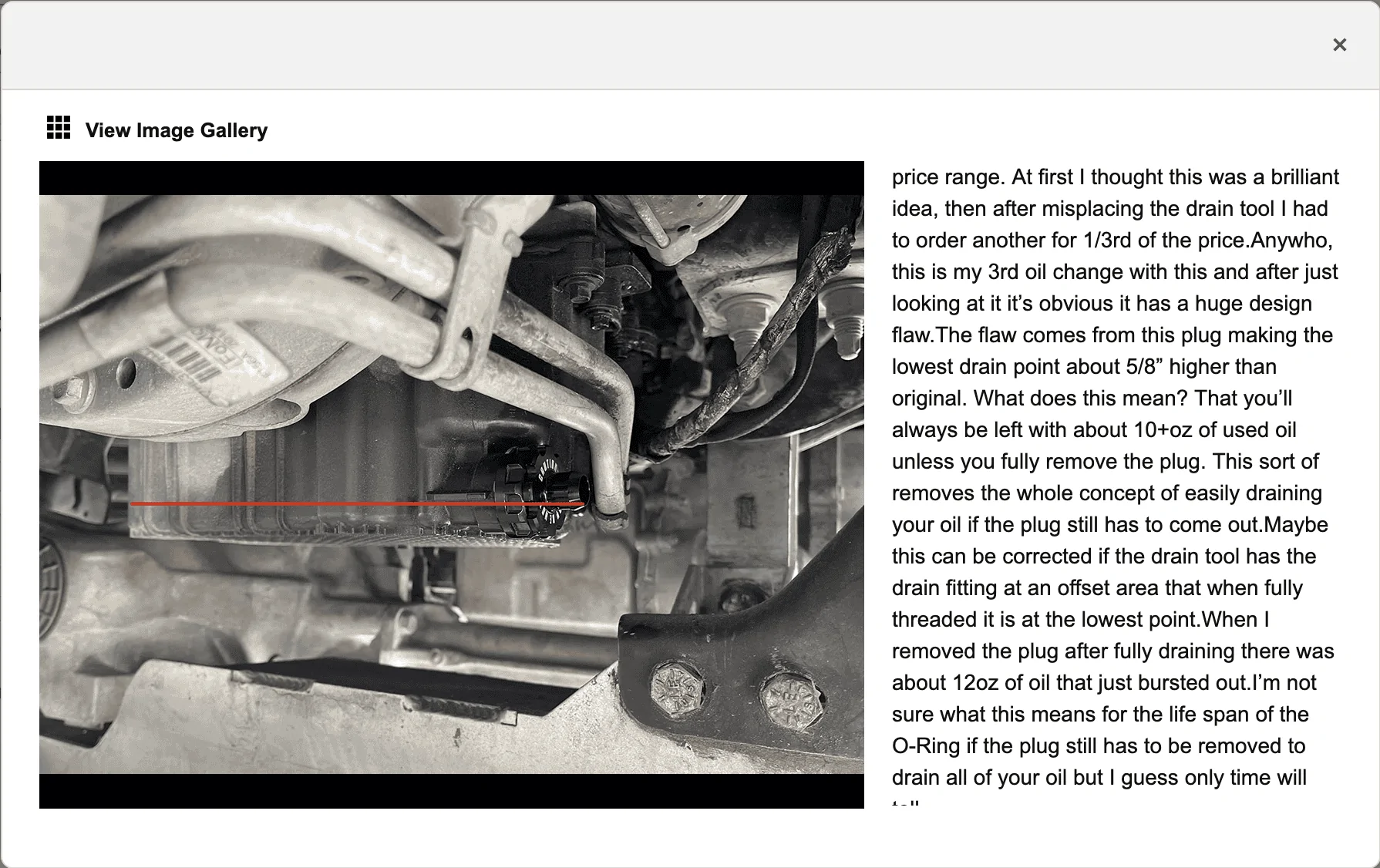 Ford Bronco Raptor First Oil Change - - Be Aware (or BEWARE!) Screenshot 2023-02-10 at 18-27-06 Amazon.com RONIN FACTORY - Easy Oil Drain for 2015 Ford F15