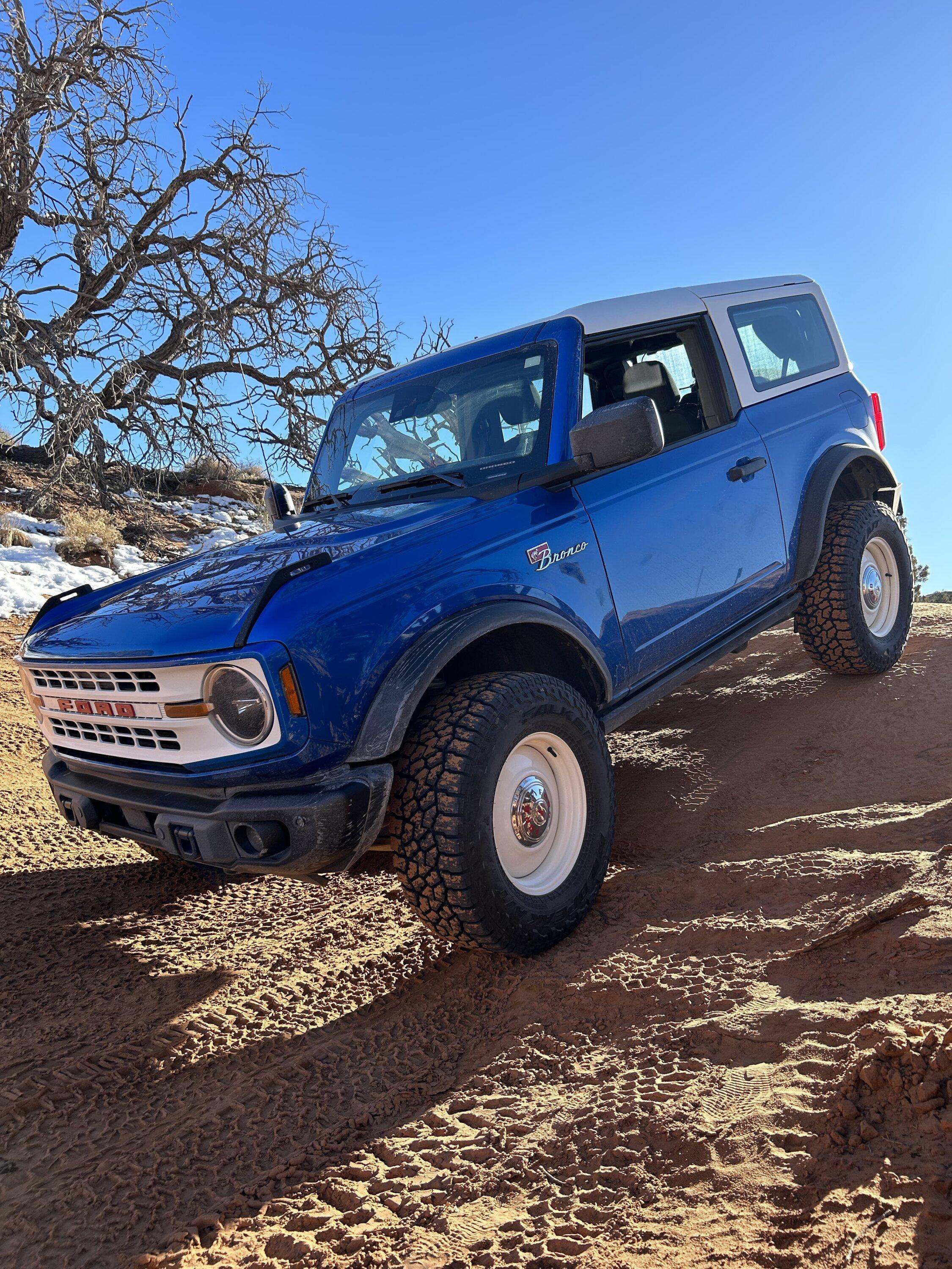 Ford Bronco My velocity blue 2 door Base Bronco Heritage build. 04B6DE26-A23B-4E78-9009-A310ABA5CC88
