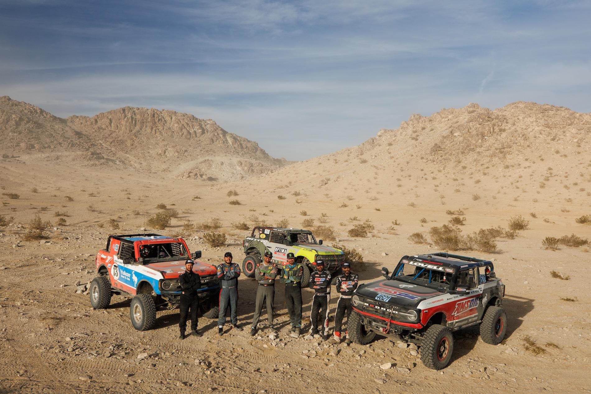 Ford Bronco Bronco Retains Crown in Ultra4 Stock Racing Class at King Of The Hammers 2023 w/ 1-2-3 Podium Sweep LY1_0544