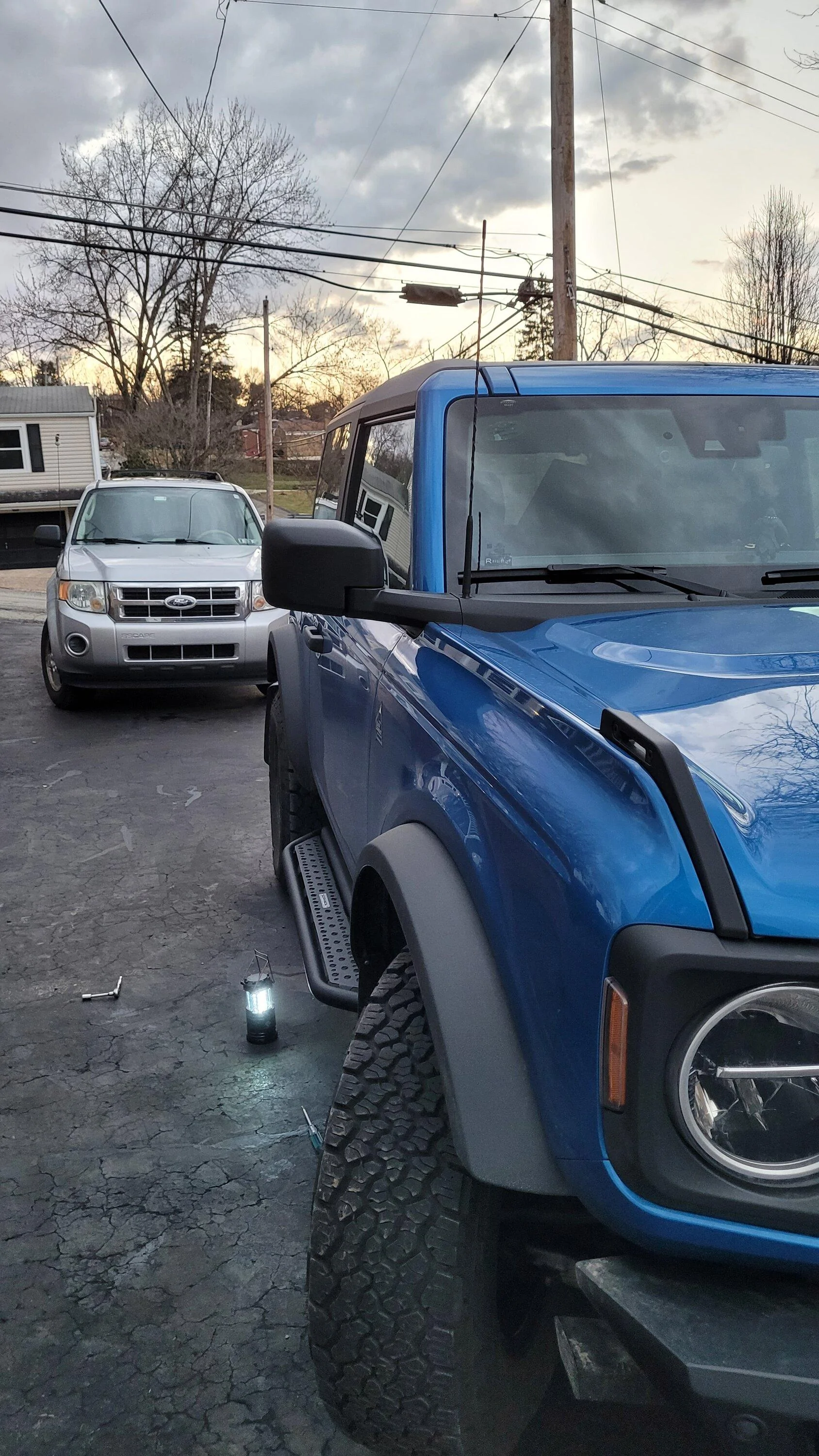 Ford Bronco Go Rhino D6 side steps 2 door 20230209_174632