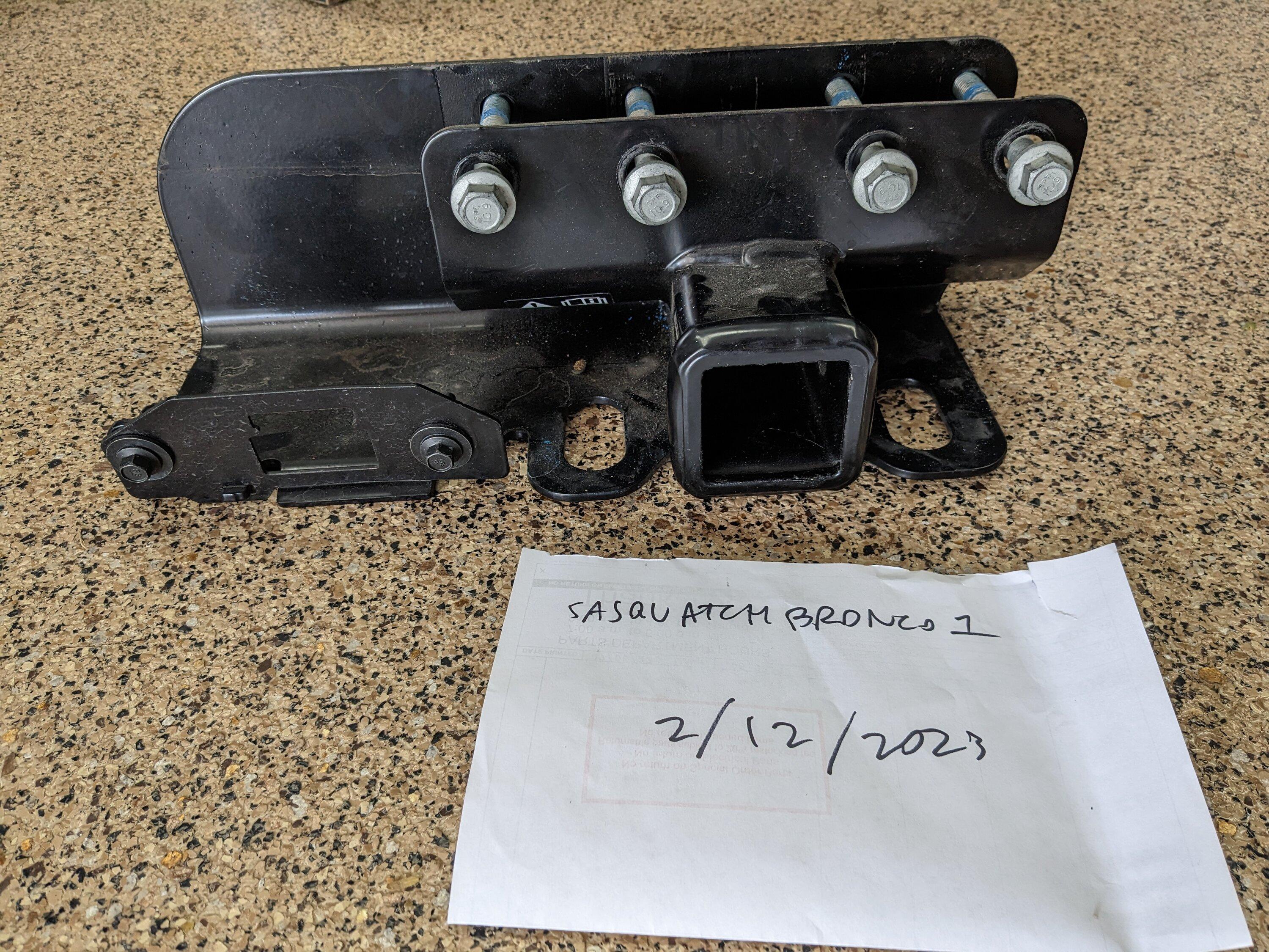 Ford Bronco OEM Ford Trailer Hitch Assembly PXL_20230212_203022771
