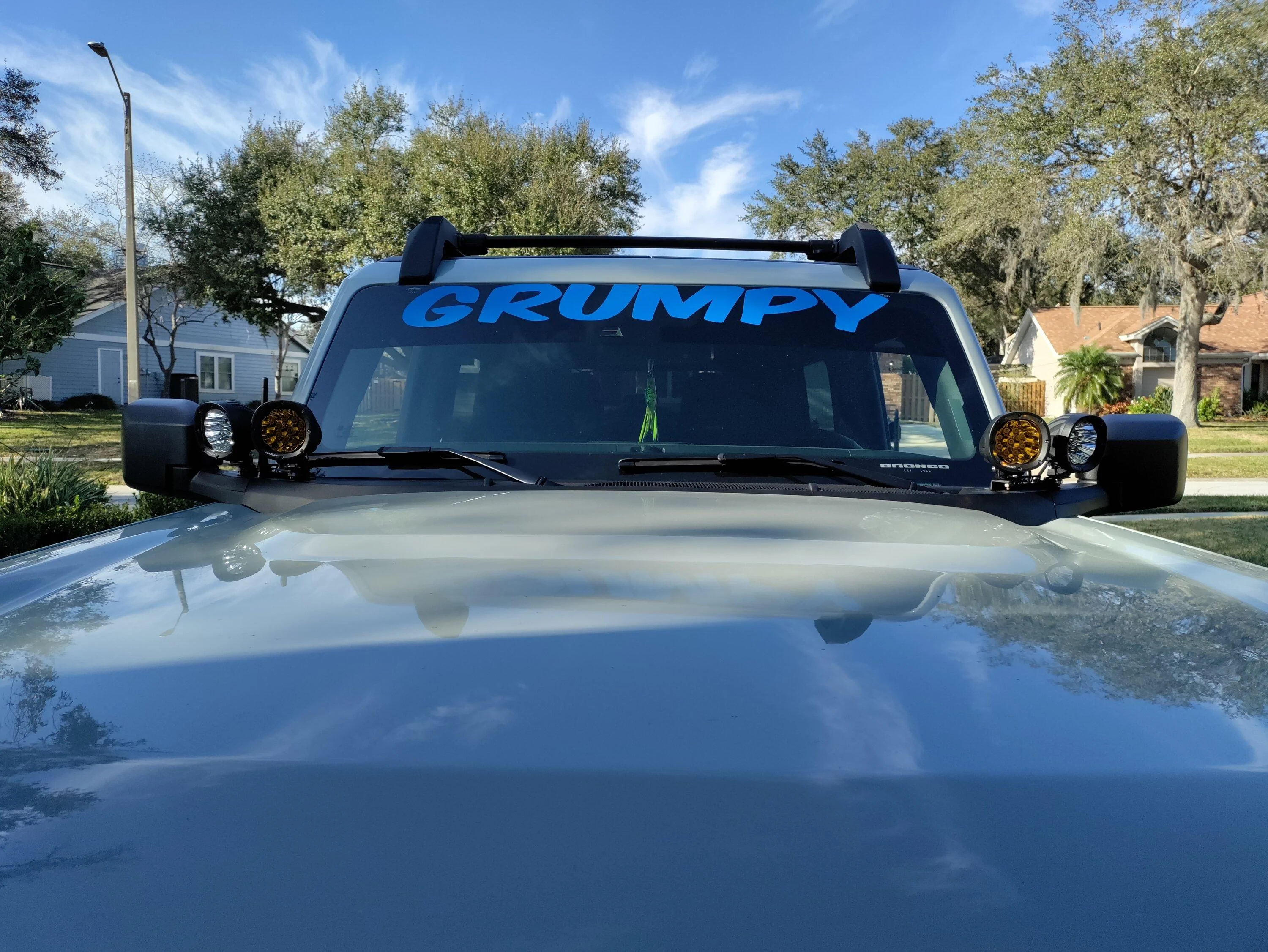 Ford Bronco Rough country ditch lights installed IMG_20230129_153329