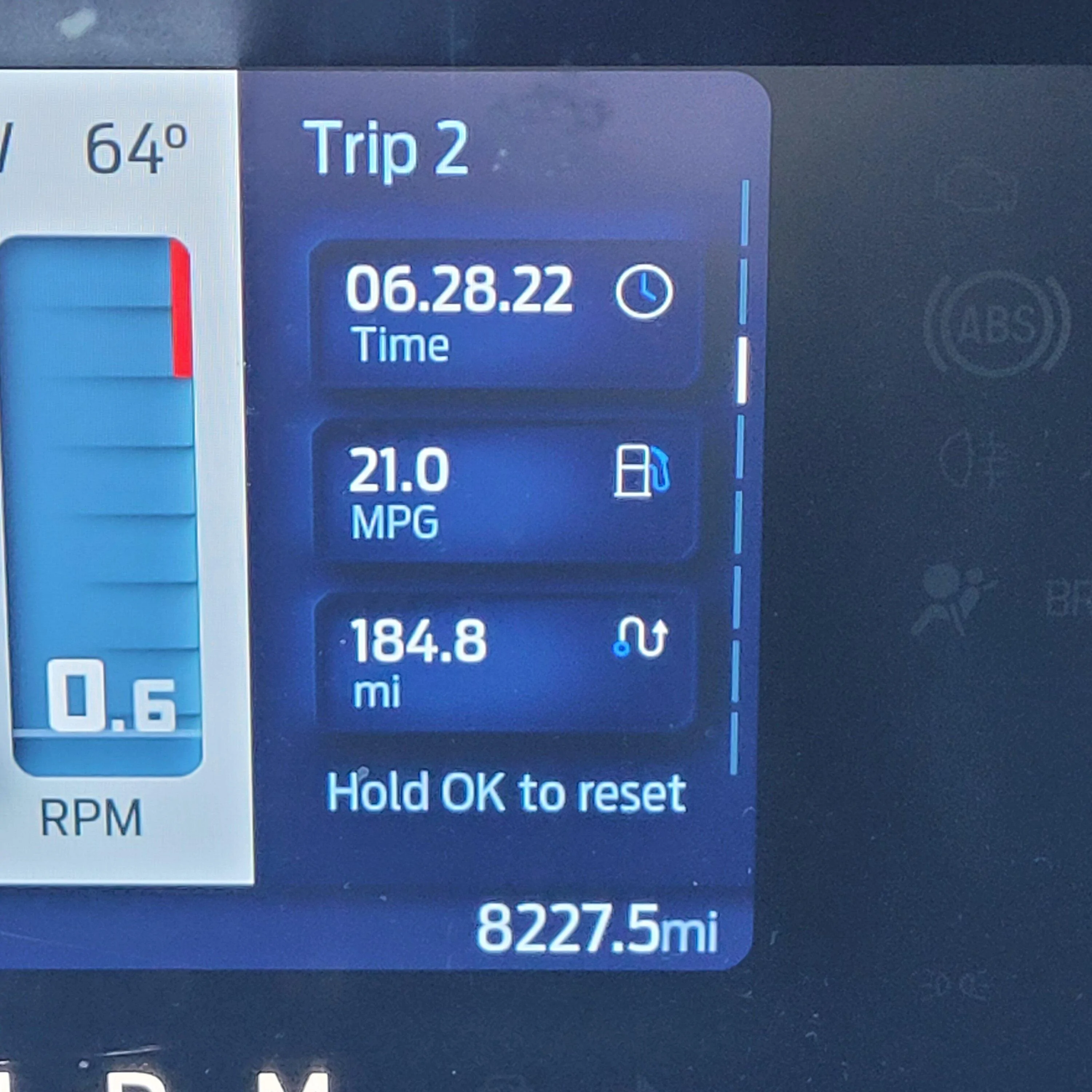Ford Bronco Real world 2 door 2.7 MPG 20230213_141131