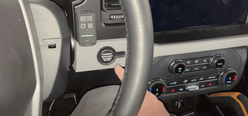 Ford Bronco Garage door opener remote controllers - where do you keep them? 1676391269138