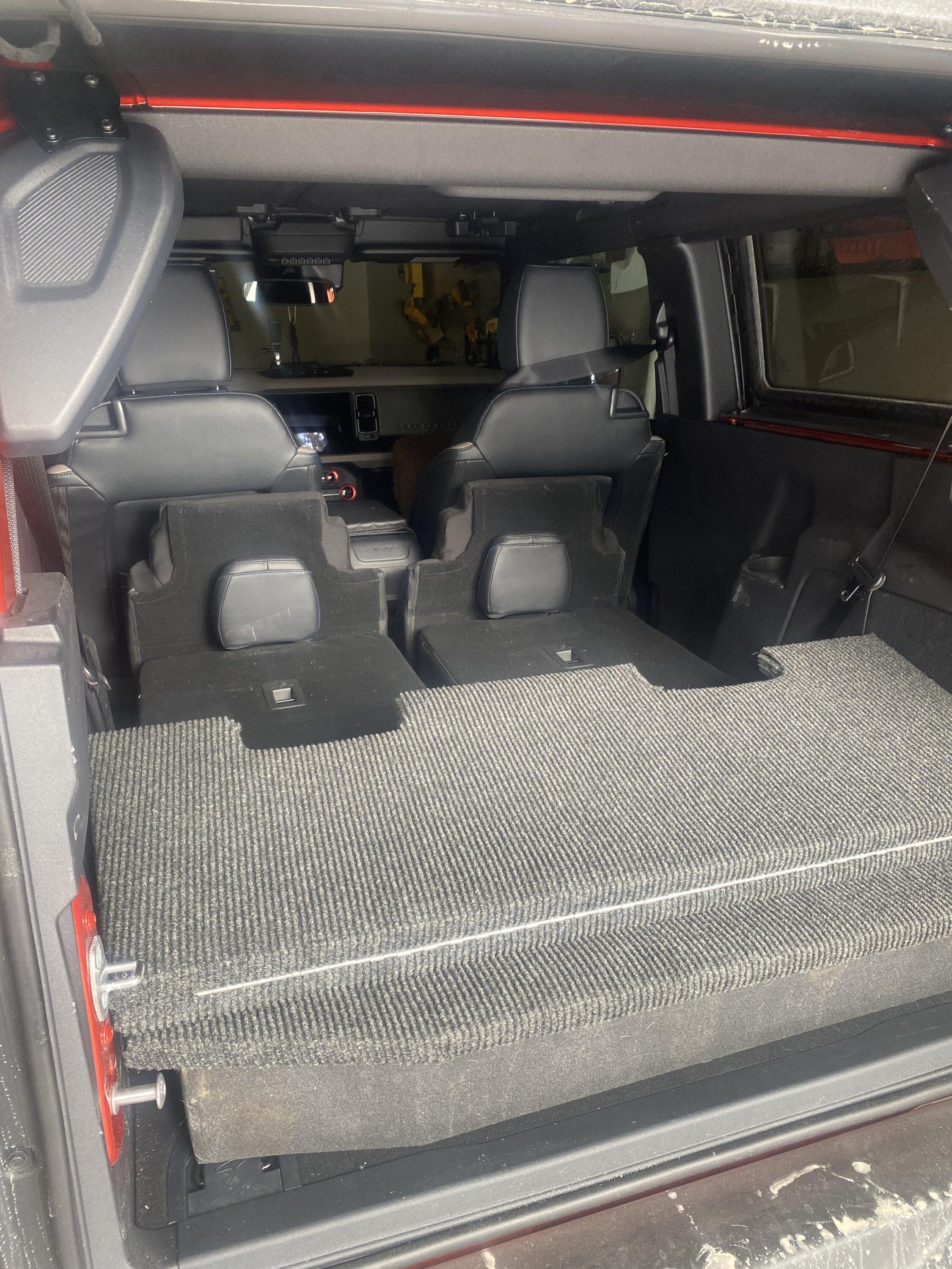 Ford Bronco 2 Dr cargo box and platform. 61232528-F57B-4B1D-A664-33E587CCB837