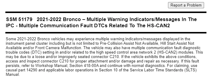 Ford Bronco 2.3 - Sensor Issues - Now Will Not Start 1676491463559