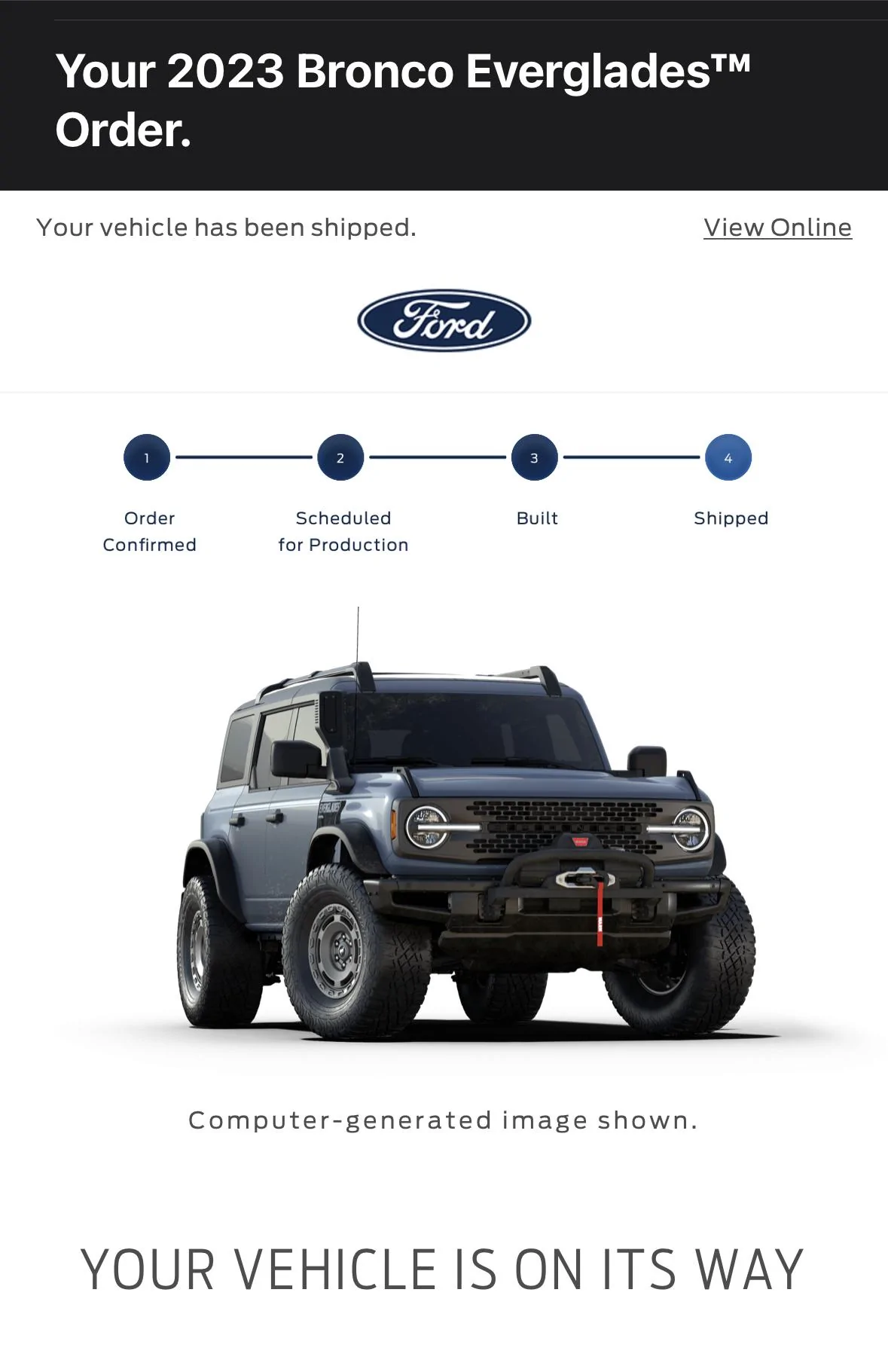 Ford Bronco 2/6/23 Build Week FA3E10C2-6C2F-4D20-A79F-D71F0043D1E0