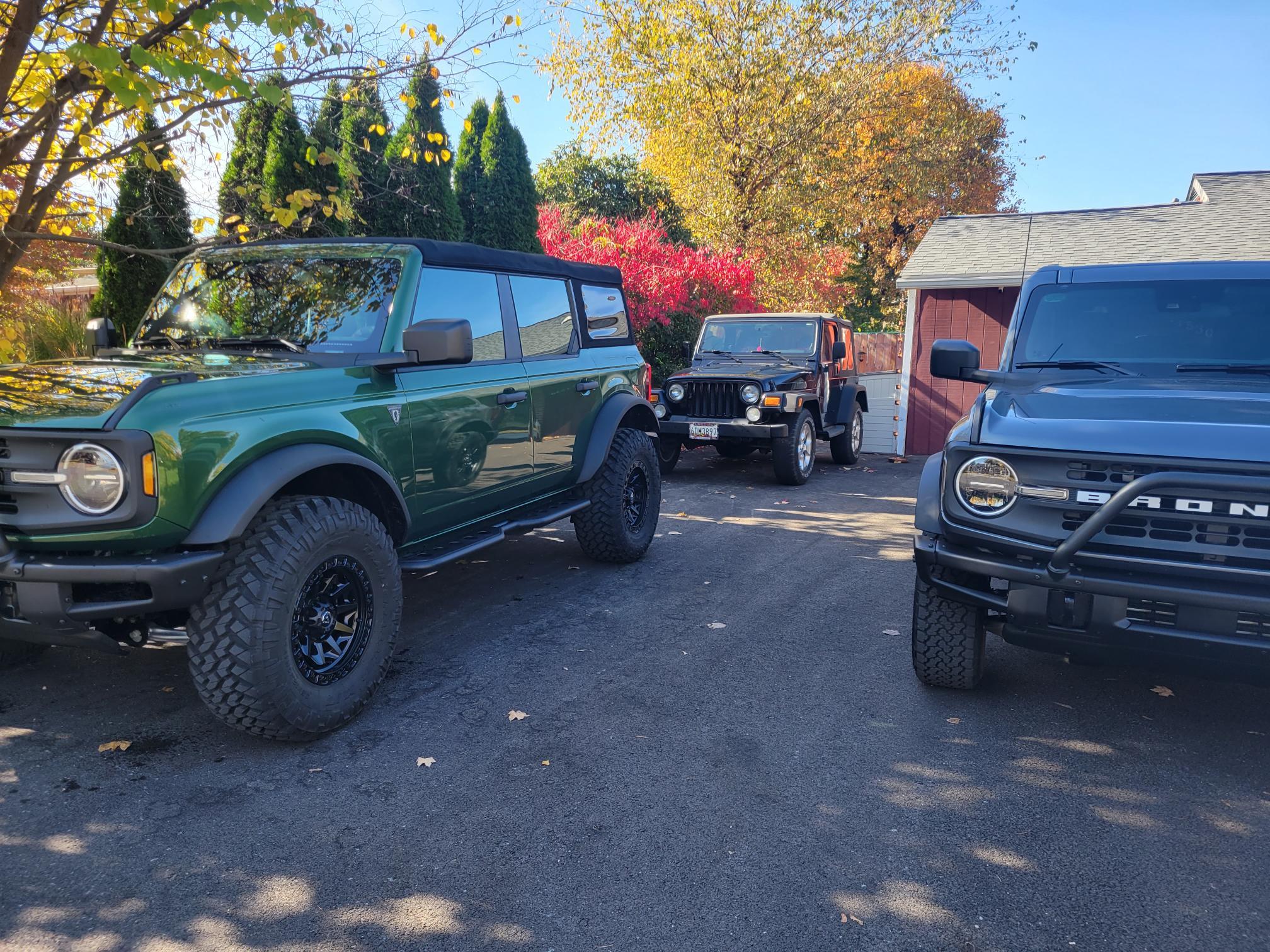 Ford Bronco Sasquatch aftermarket wheel offset twins