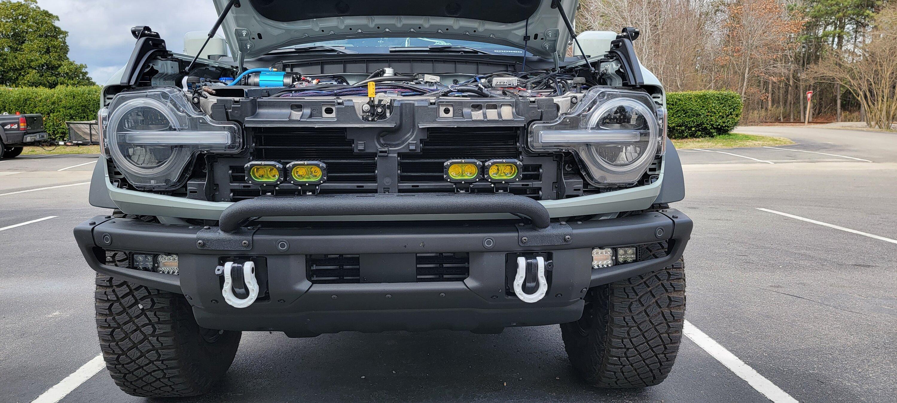 Ford Bronco Wiring and how I do it. wiresranwithoutgrillinplace