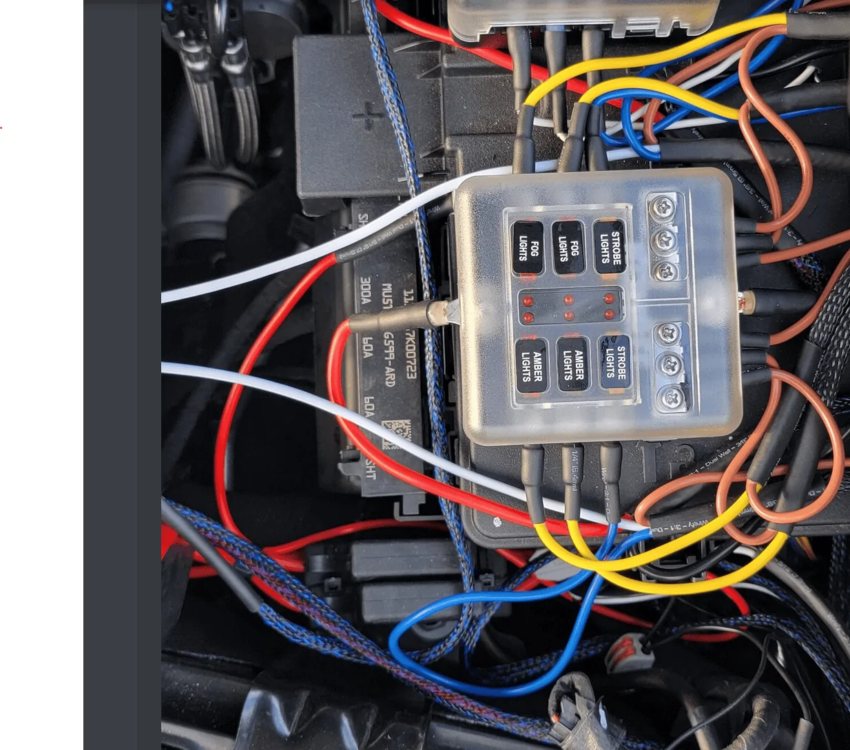 Ford Bronco Wiring and how I do it. 1676664309530