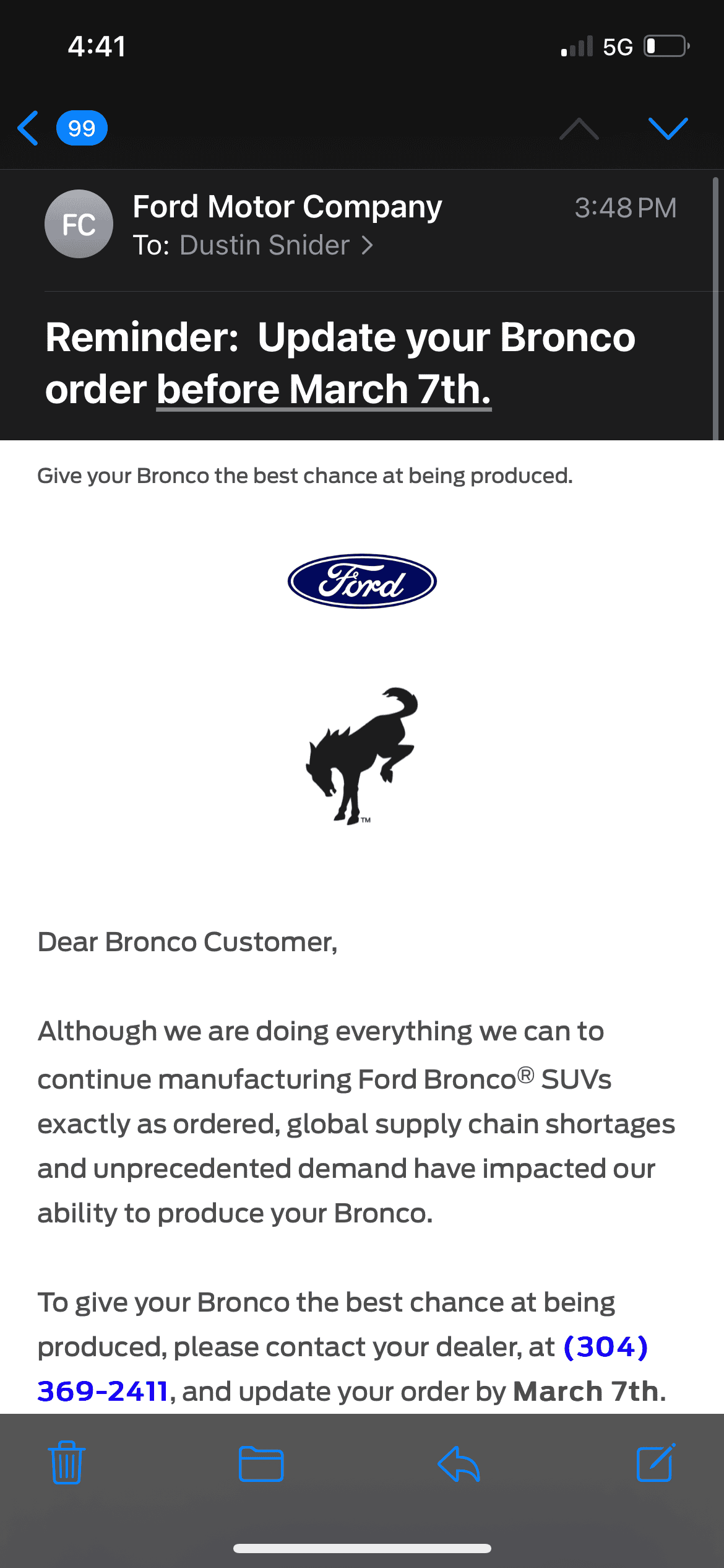 Ford Bronco The Plan & Offer - Stephens Auto Center's Mid Atlantic Bronco Connection E06A44A2-11EE-49E8-A175-2EBF1833471E