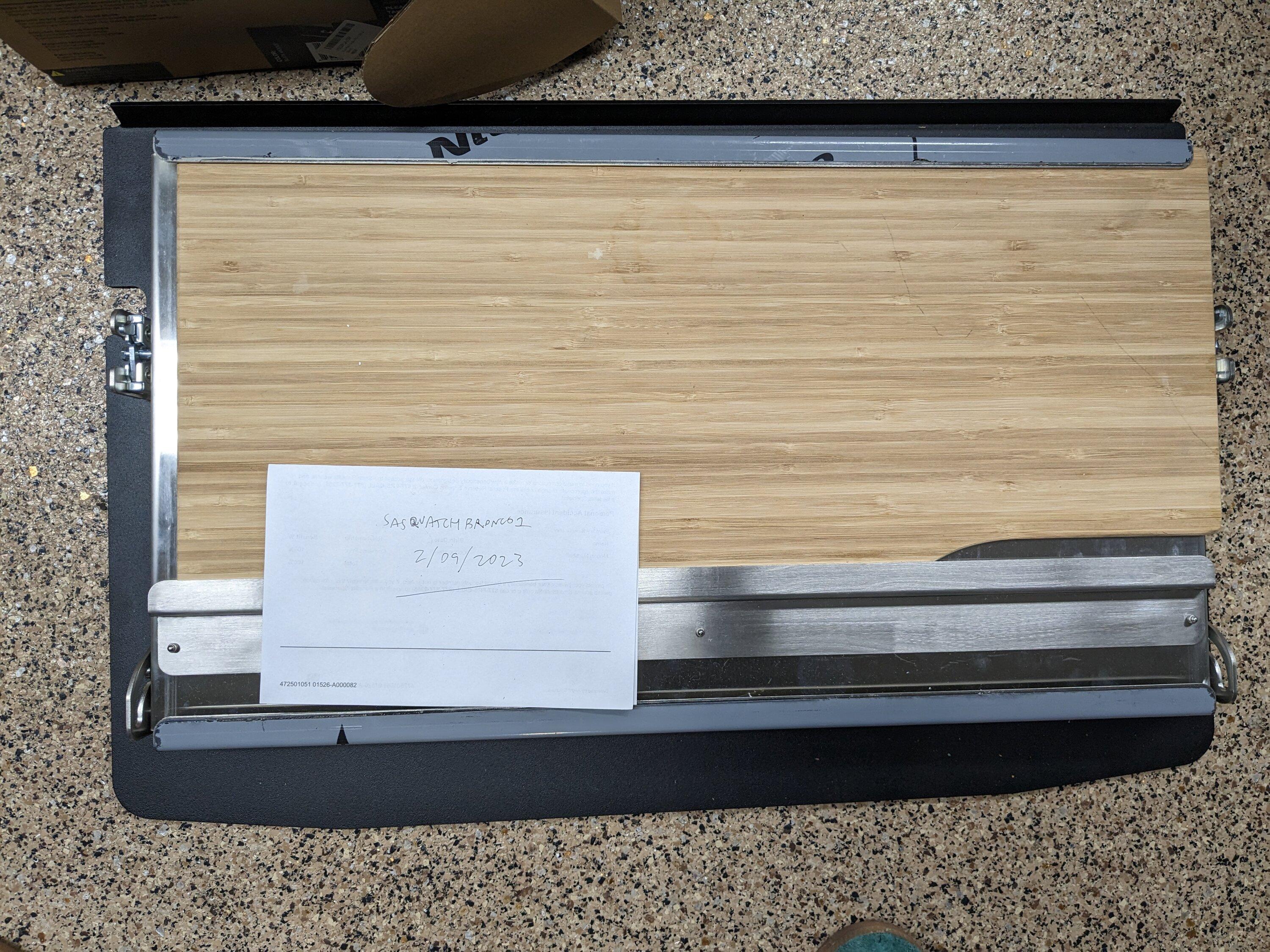 Ford Bronco Goose Gear Bronco Tailgate table [SOLD] PXL_20230218_023757986