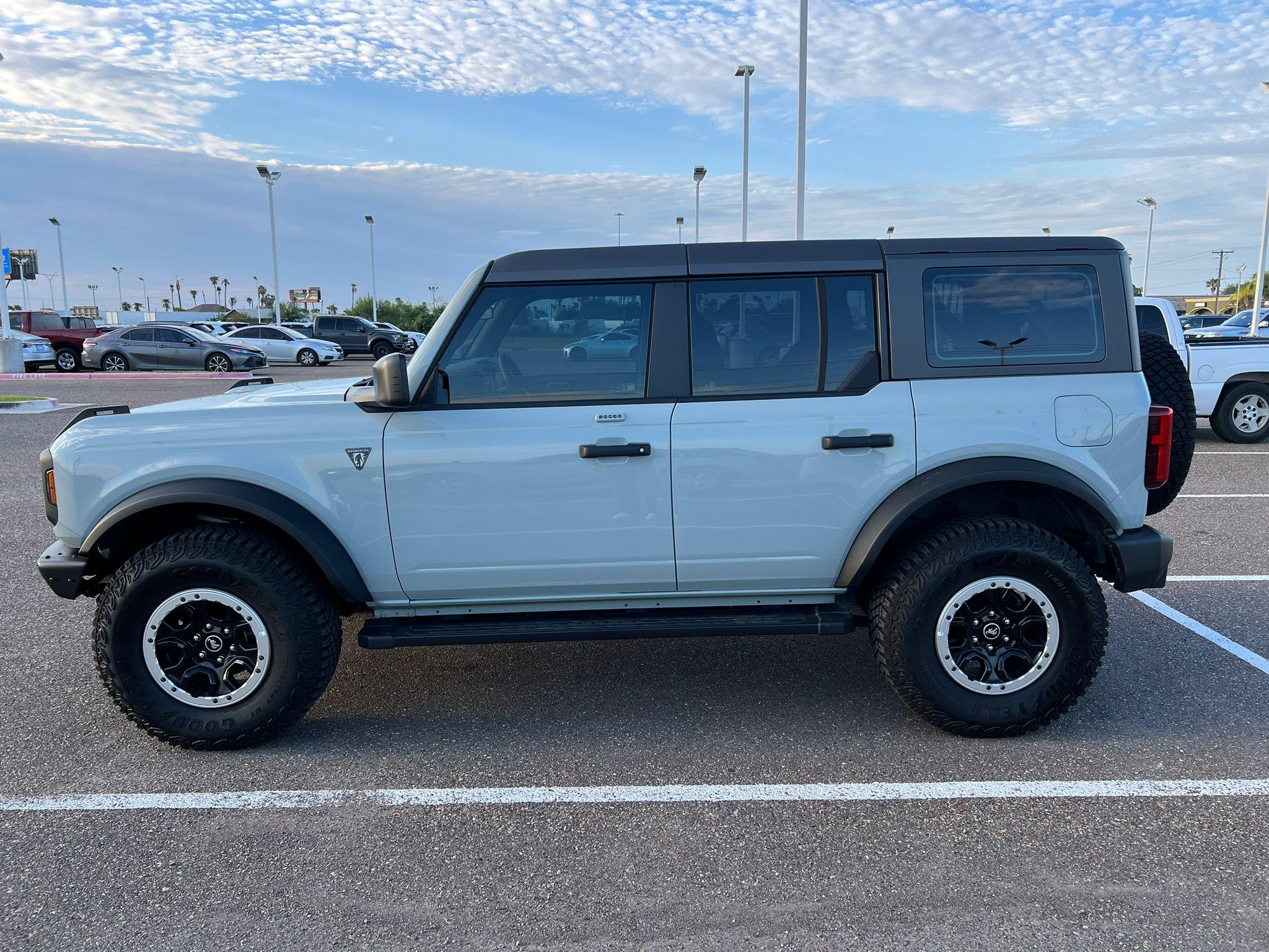 Ford Bronco ADV Fiberglass Fenders and Ram Air Hood Installed on Matte Olive Basesquatch PHOTO-2022-10-29-19-12-09