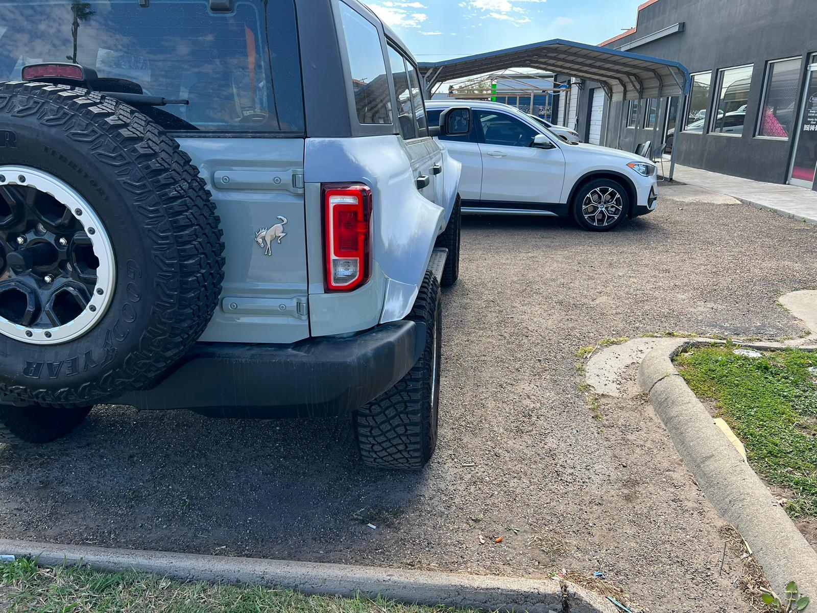 Ford Bronco ADV Fiberglass Fenders and Ram Air Hood Installed on Matte Olive Basesquatch PHOTO-2023-01-29-19-54-52