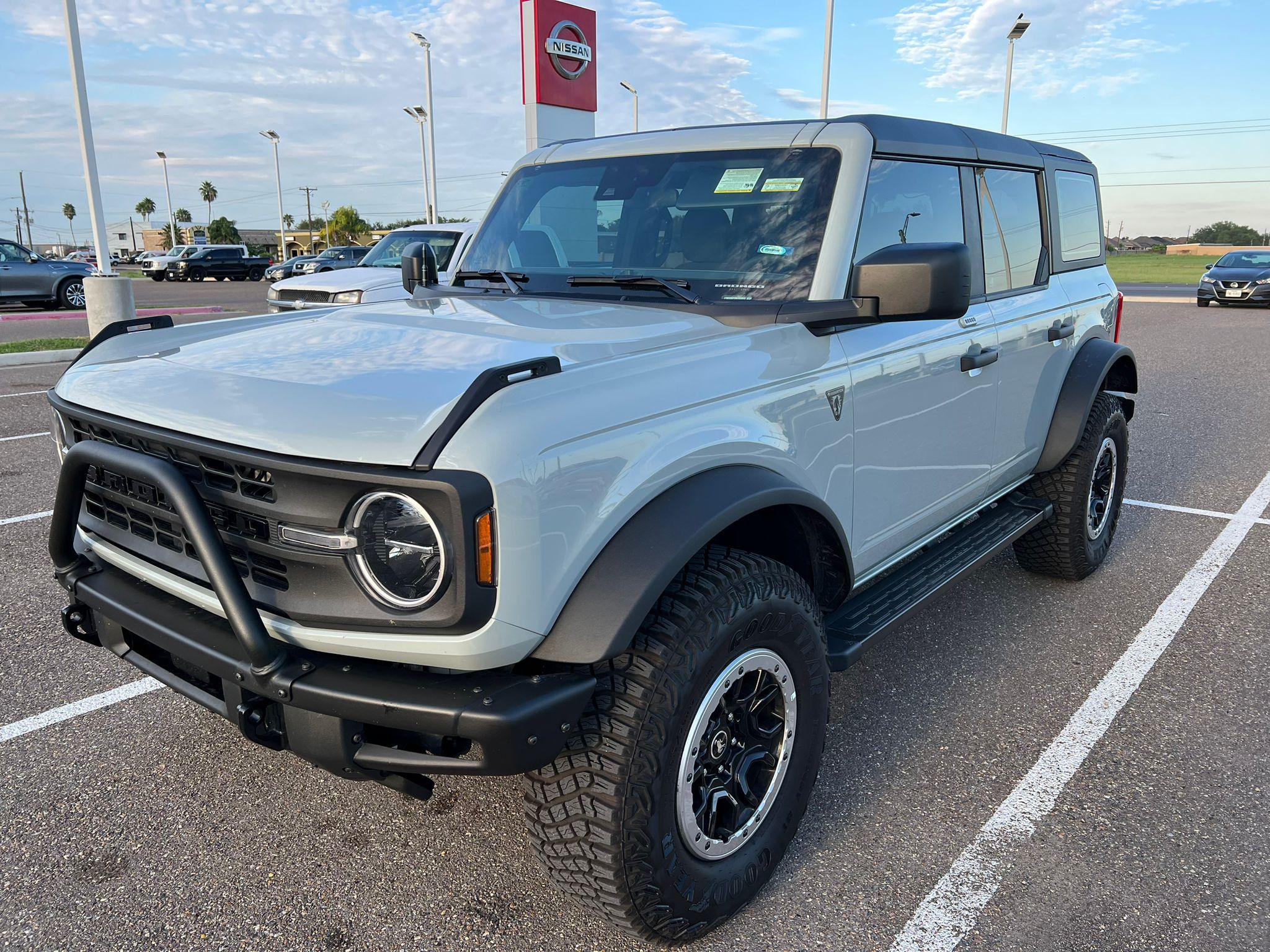Ford Bronco ADV Fiberglass Fenders and Ram Air Hood Installed on Matte Olive Basesquatch PHOTO-2022-10-29-19-12-12
